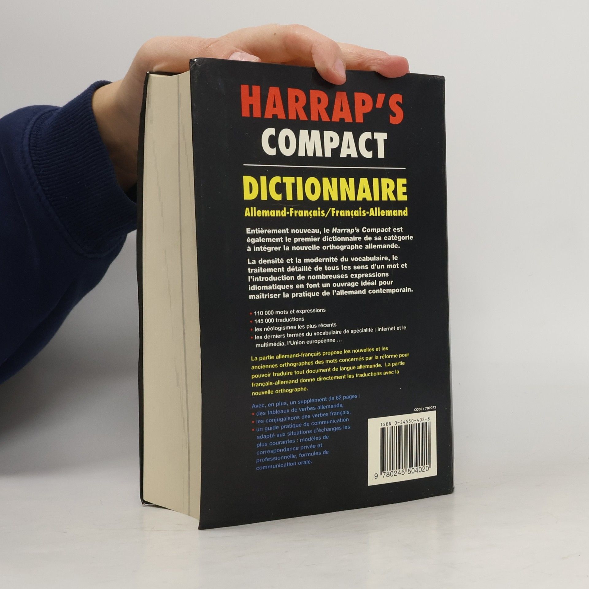 Frédéric Auvrai Harrap's Compact Dictionnaire Allemand-Français/Français-Allemand