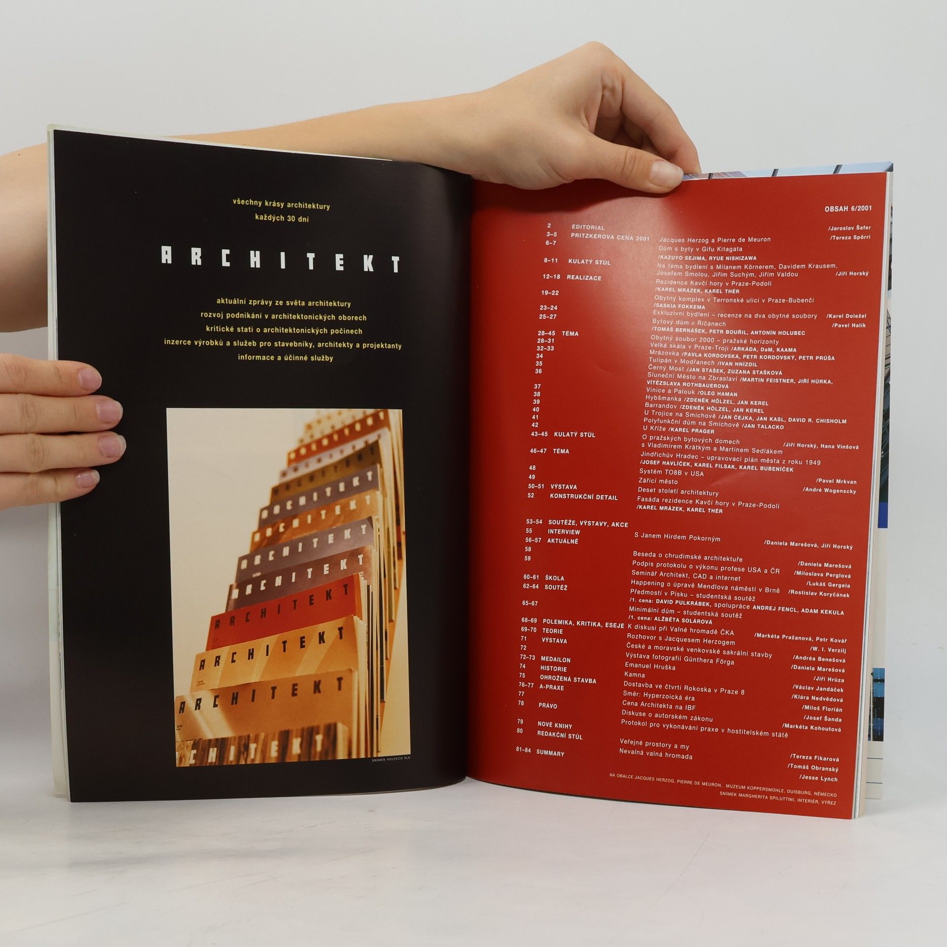 kolektiv Architekt. 6/2001 Červen