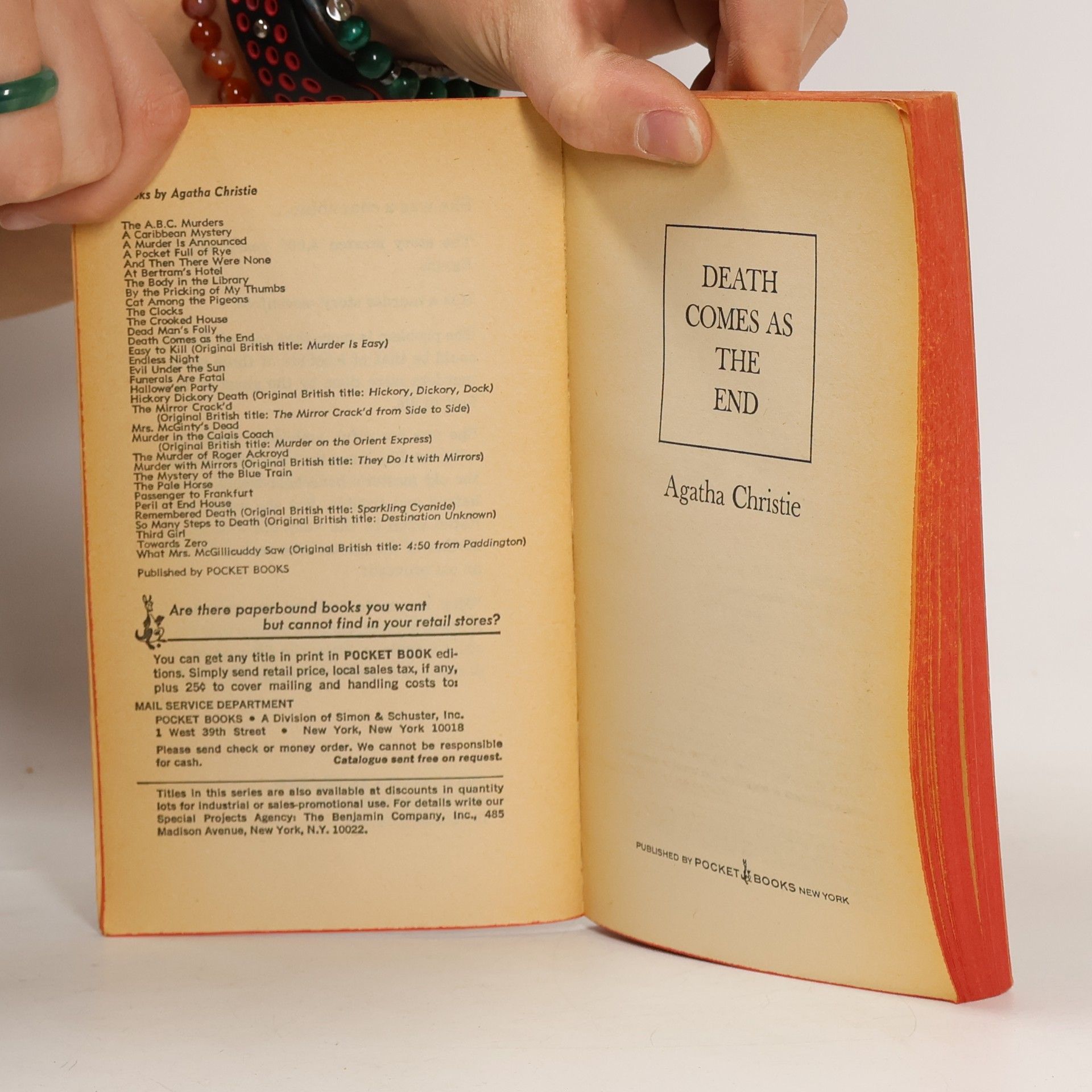 Agatha Christie Death Comes as the End
