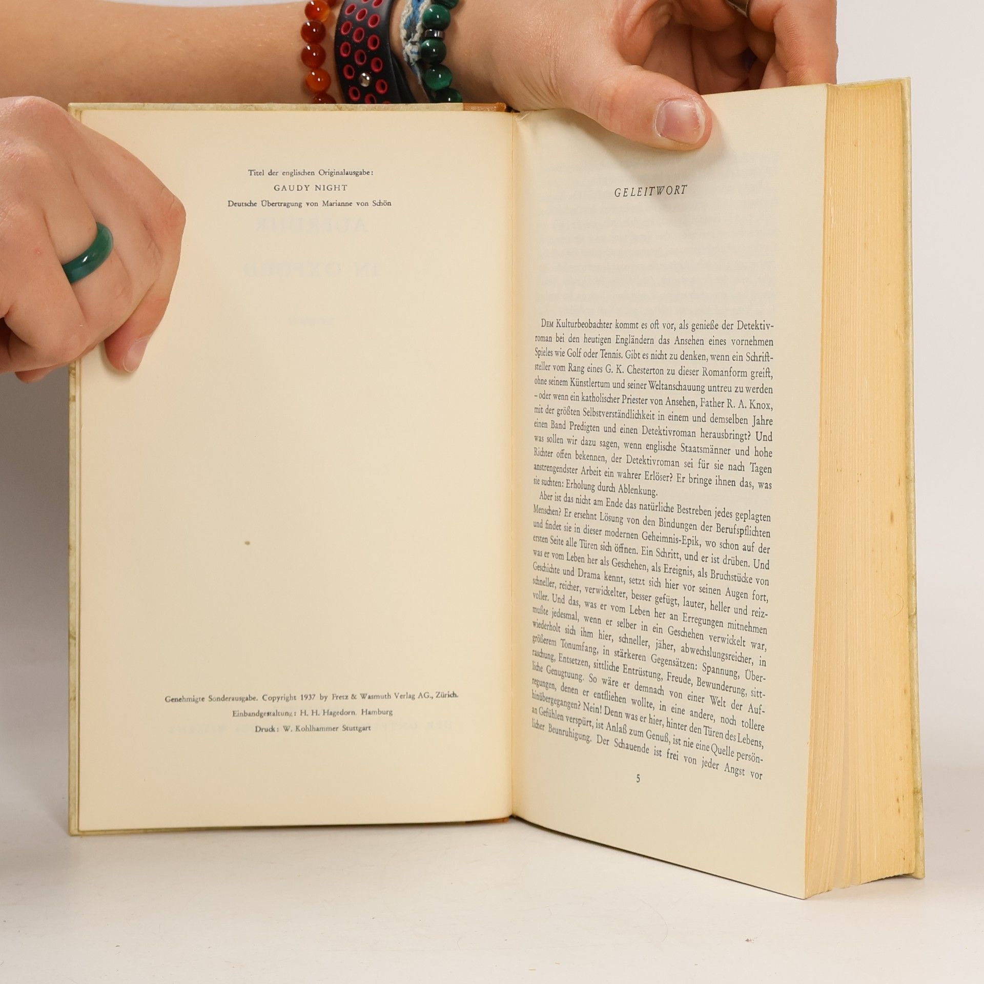 Dorothy Leigh Sayers Aufruhr in Oxford