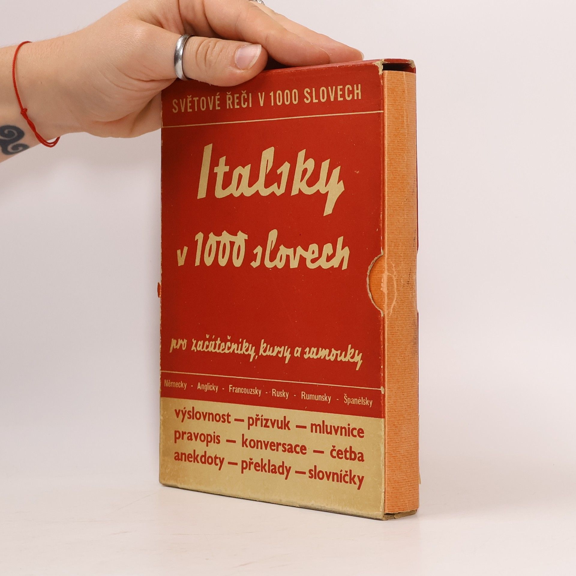 E. Wallenbergr Italsky v 1000 slovech sešit 1.-10. + italský slovníček