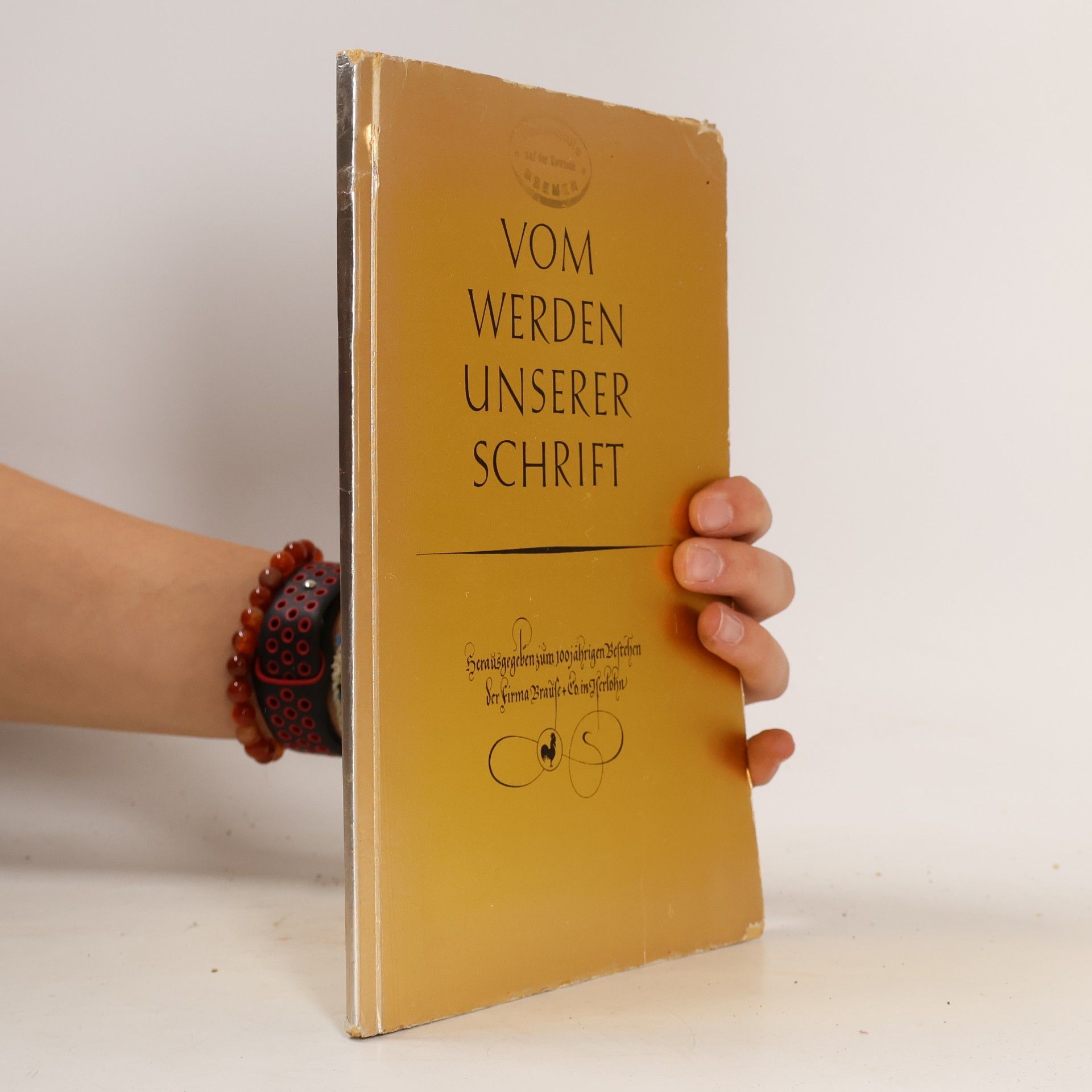 Ernst Albrecht Vom Werden unserer Schrift