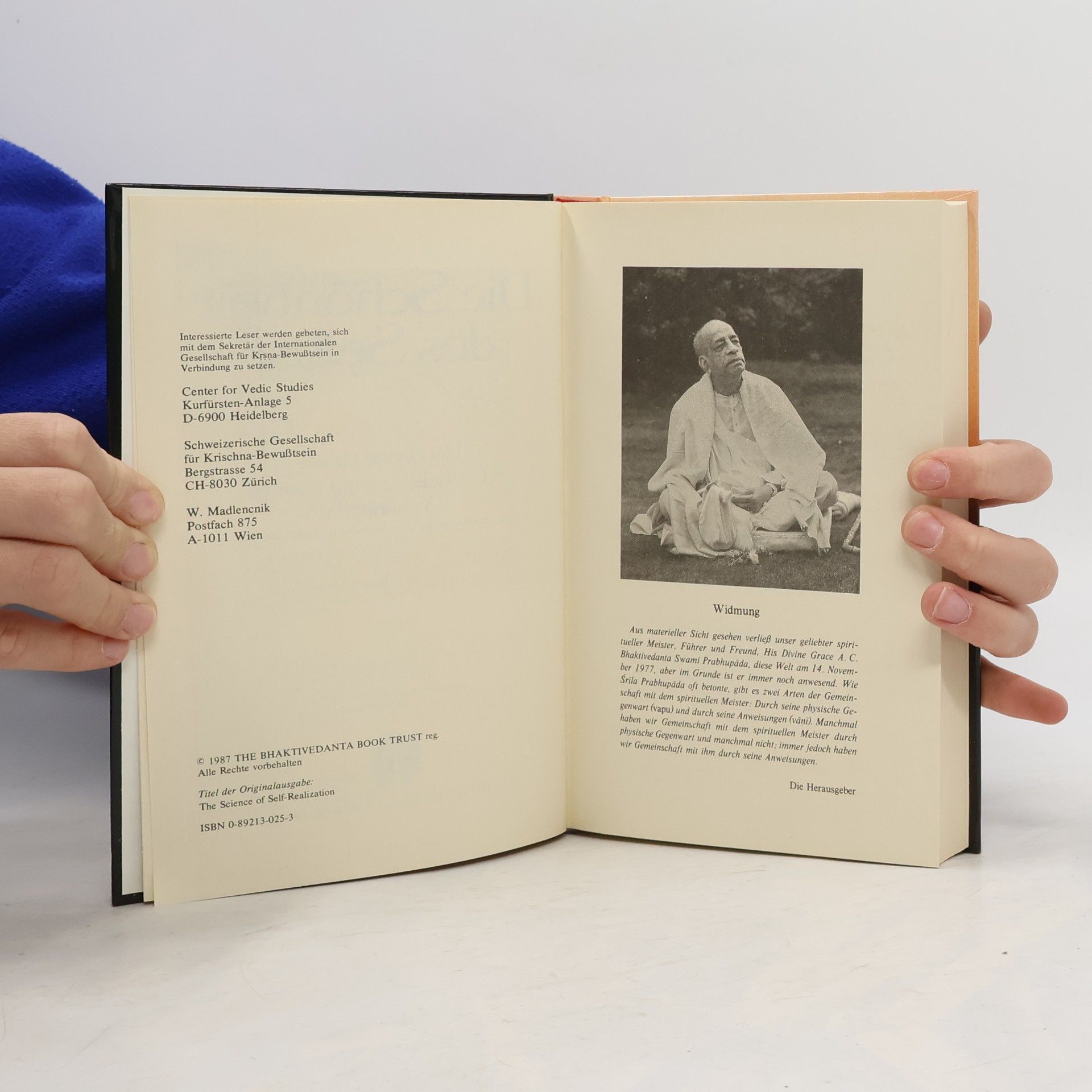 A. C. Bhaktivedanta Prabhupada Die Schönheit des Selbst