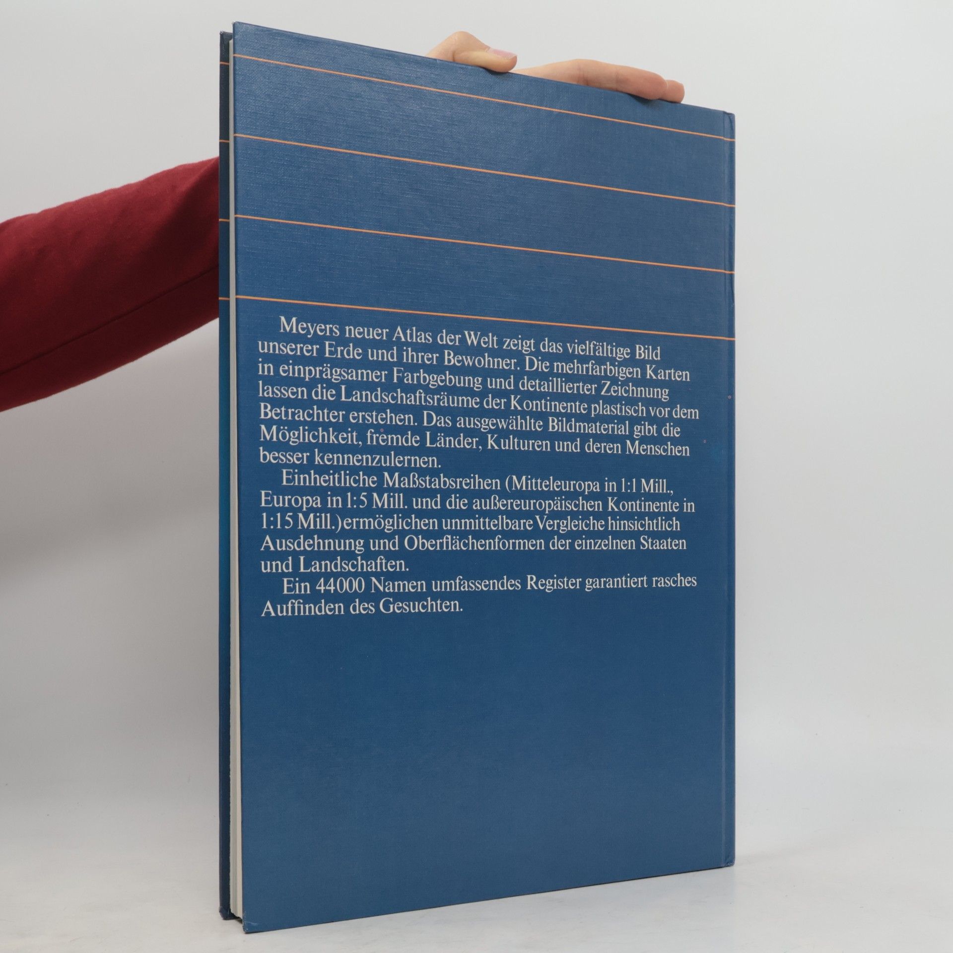 Adolf Hanle Meyers neuer Atlas der Welt