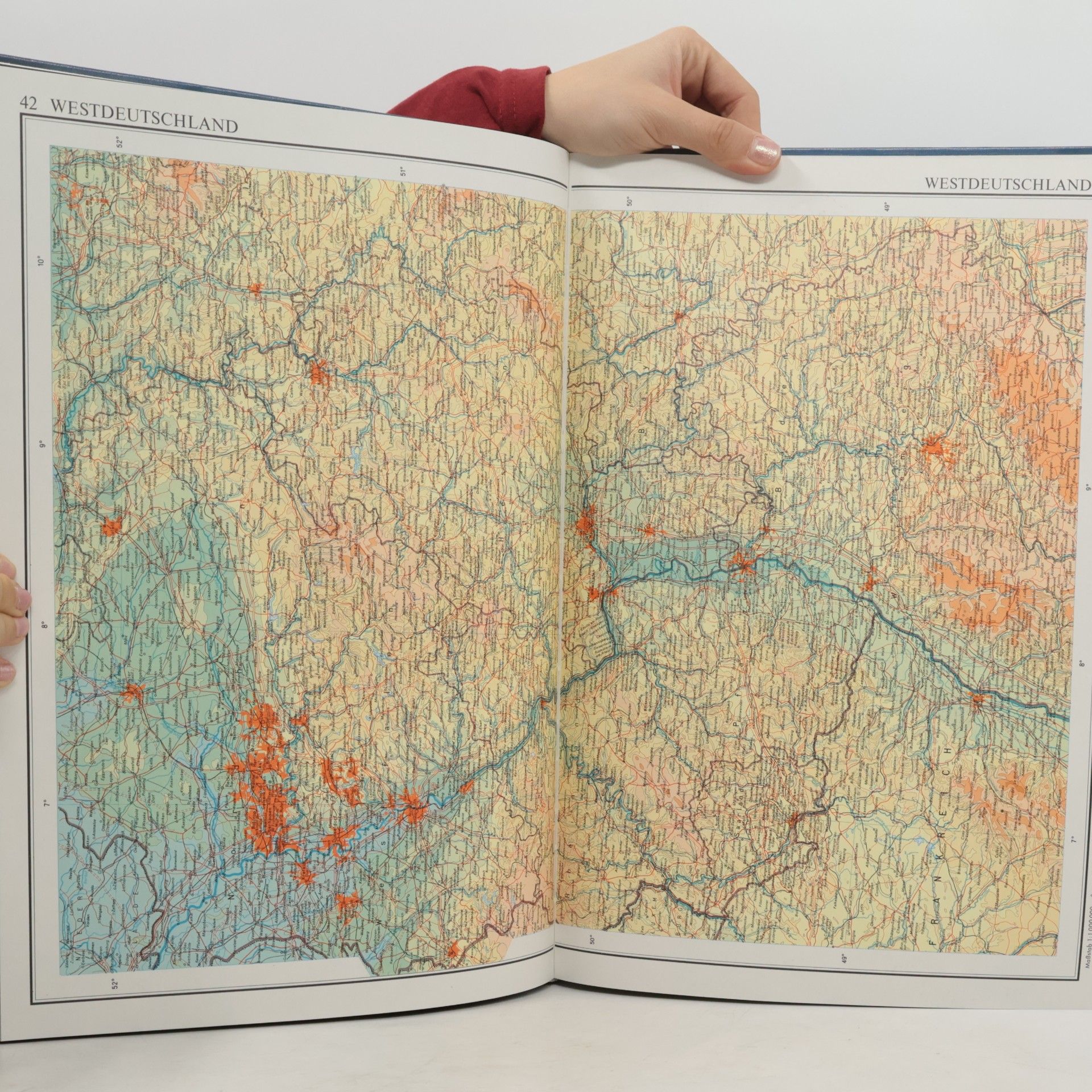 Adolf Hanle Meyers neuer Atlas der Welt