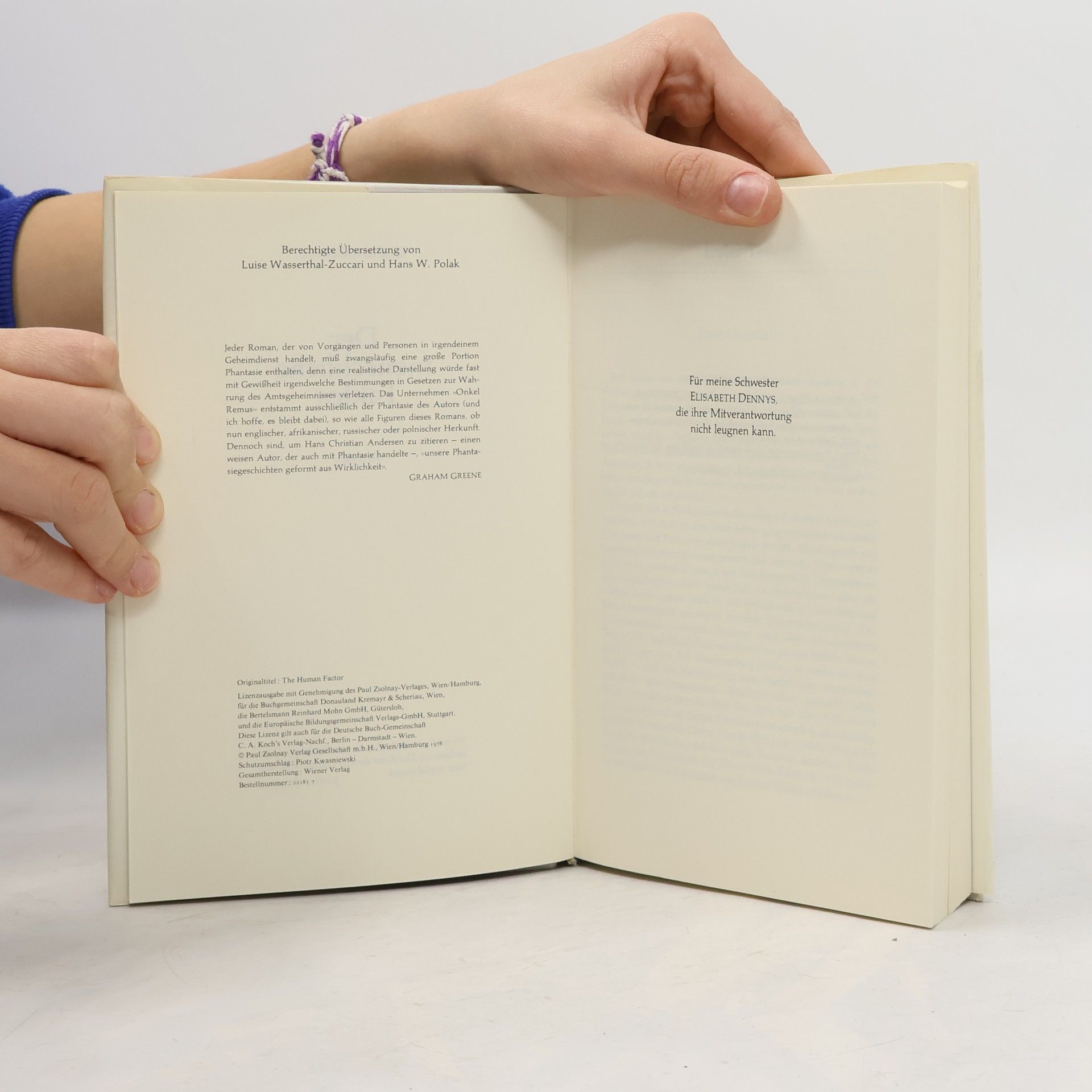 Graham Greene Der menschliche Faktor