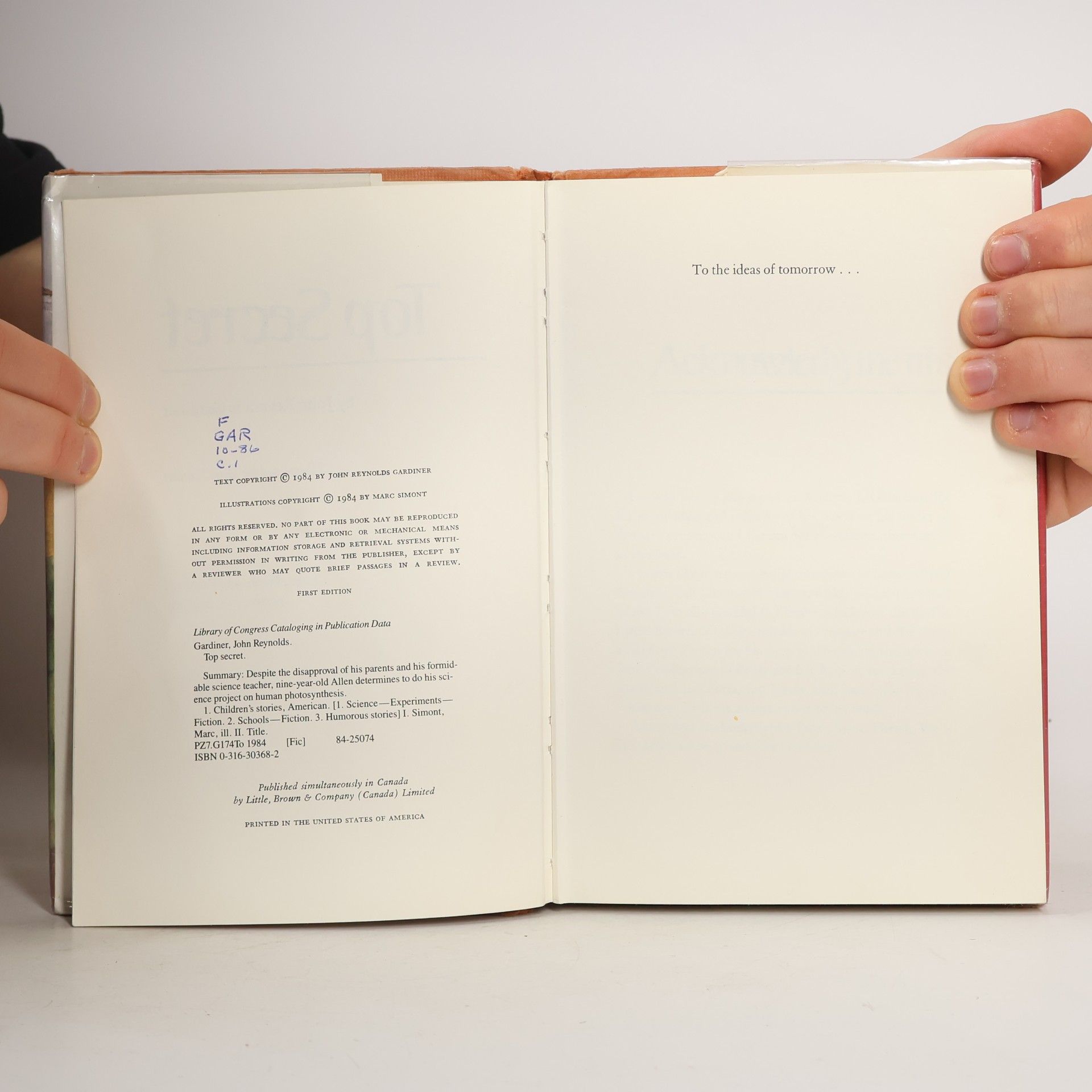John Reynolds Gardiner Top Secret