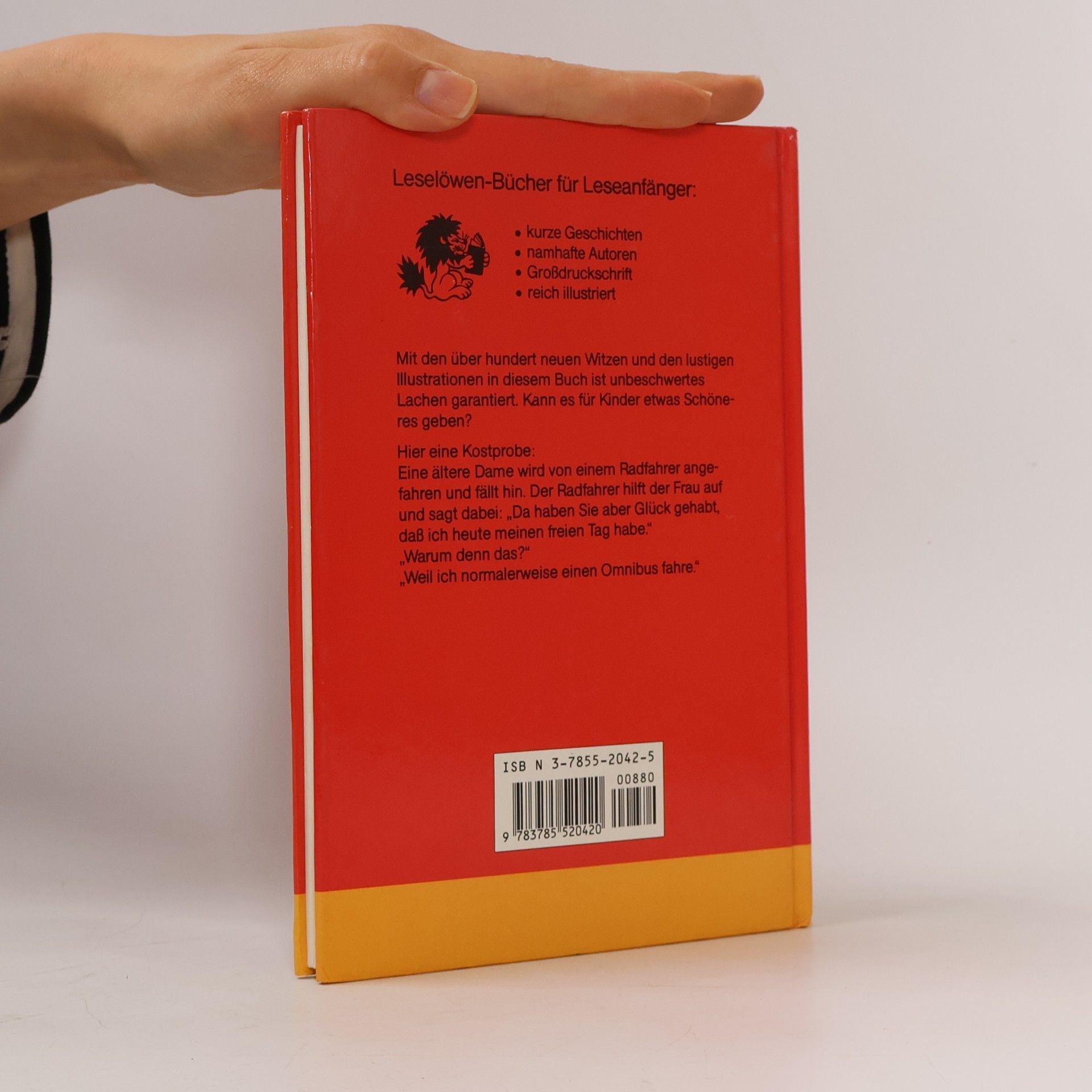Autorenkollektiv Leselöwen Kinderwitze, Bd.1, Hundertzehn neue Kinderwitze zum Lesen und Weitererzählen