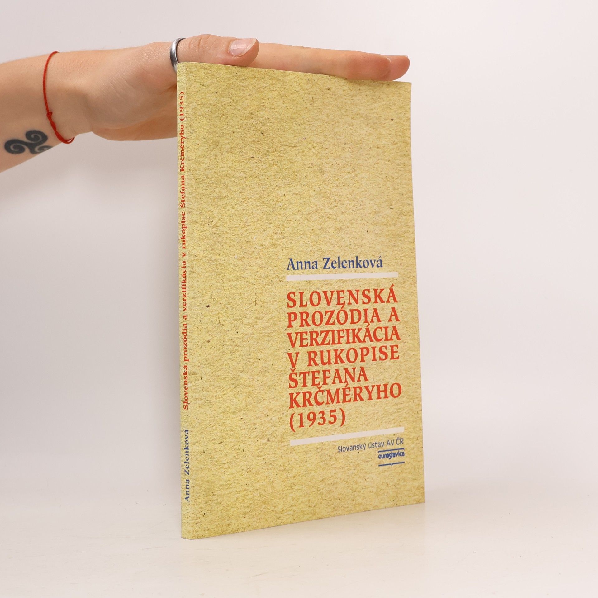 Slovenská prozódia a verzifikácia v rukopise Štefana Krčméryho (1935)
