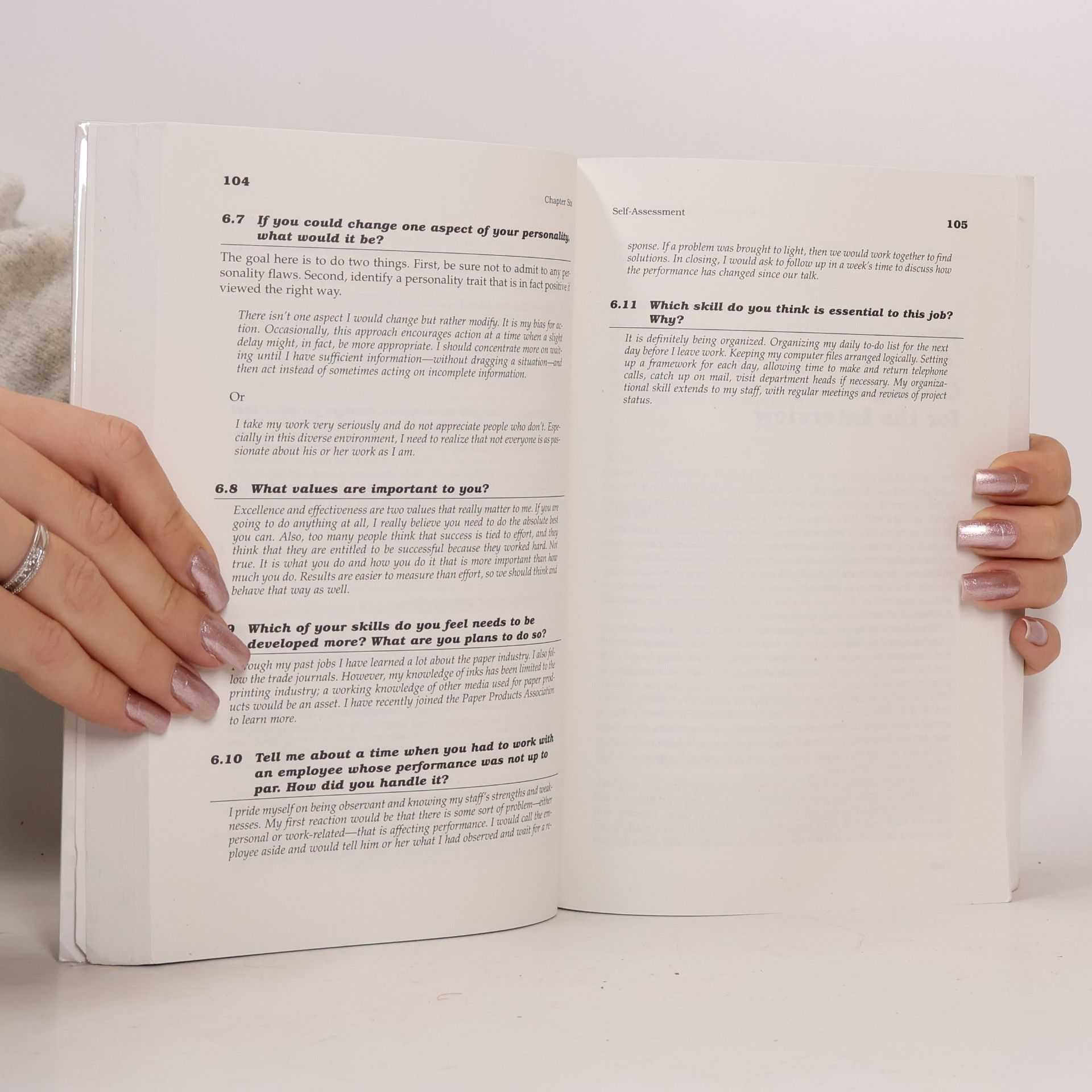 Nanette F. DeLuca More Best Answers to the 201 Most Frequently Asked Interview Questions