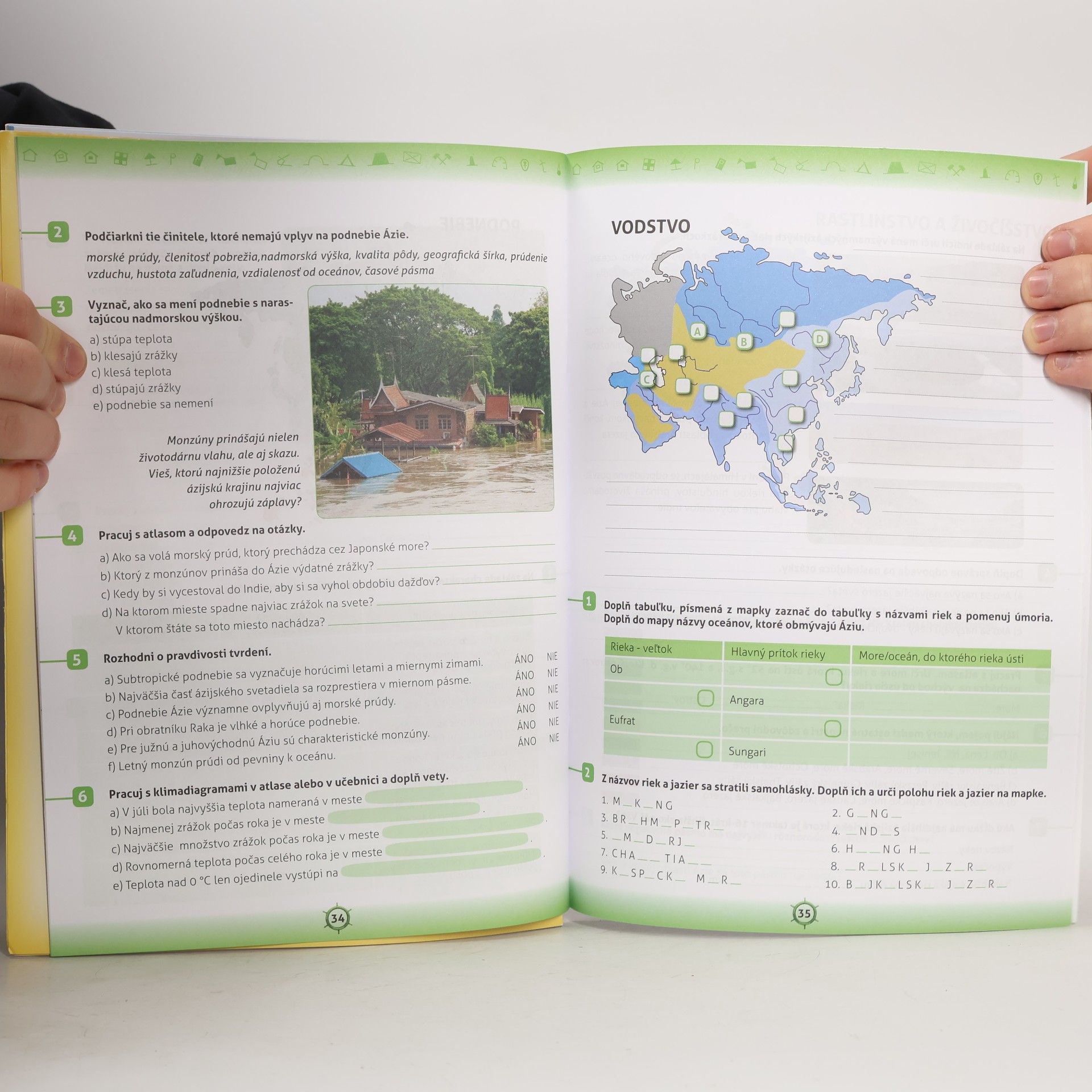 Autorenkollektiv Hravá geografia - pracovný zošit pre 6. ročník ZŠ