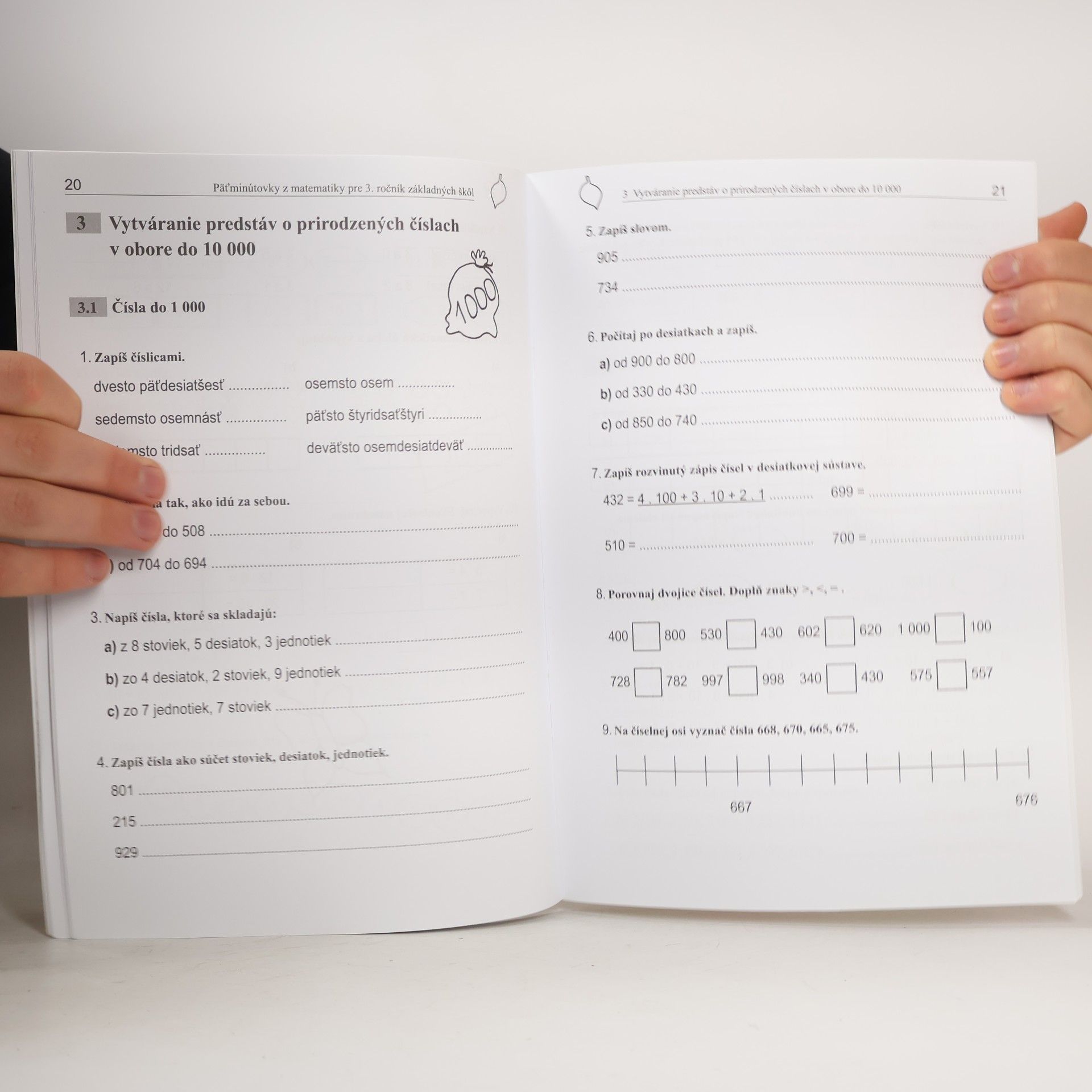 Jureníková, Adela Päťminútovky z matematiky pre 3. ročník základných škôl