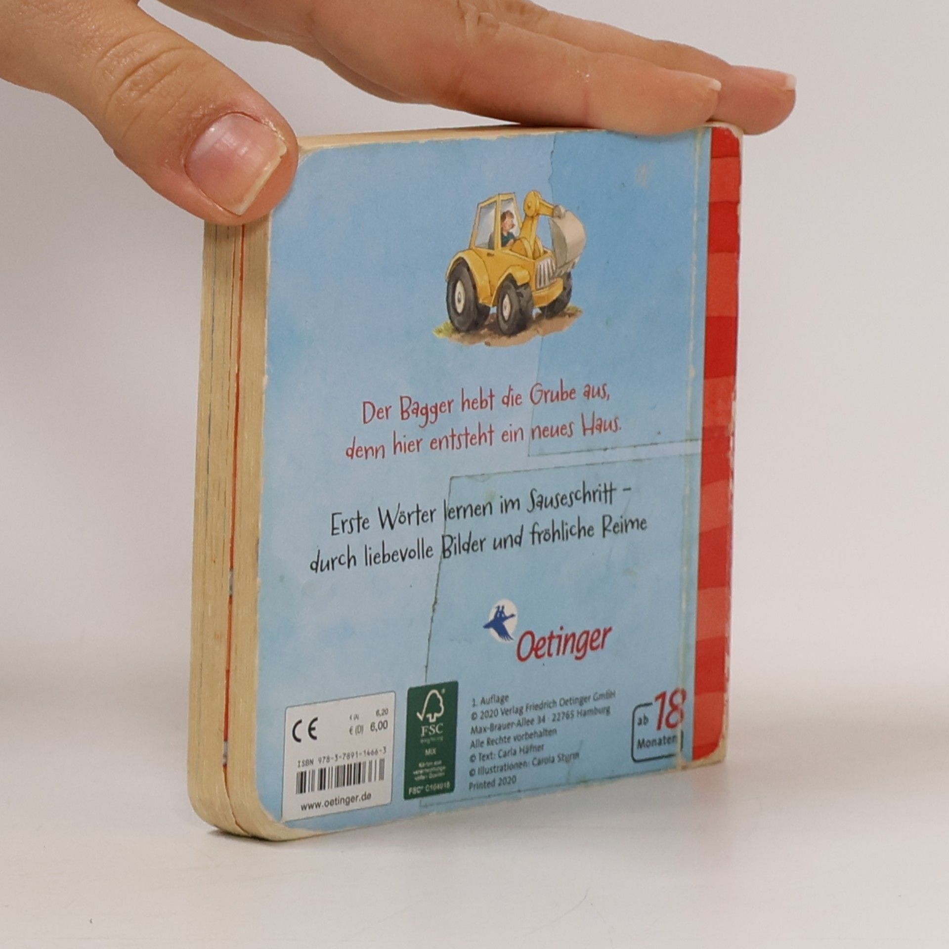 Carla Hafner Erste Wörter – Erste Reime. Fahrzeuge. Gereimtes Bildwörterbuch der besonderen Art für Kinder ab 2 Jahren