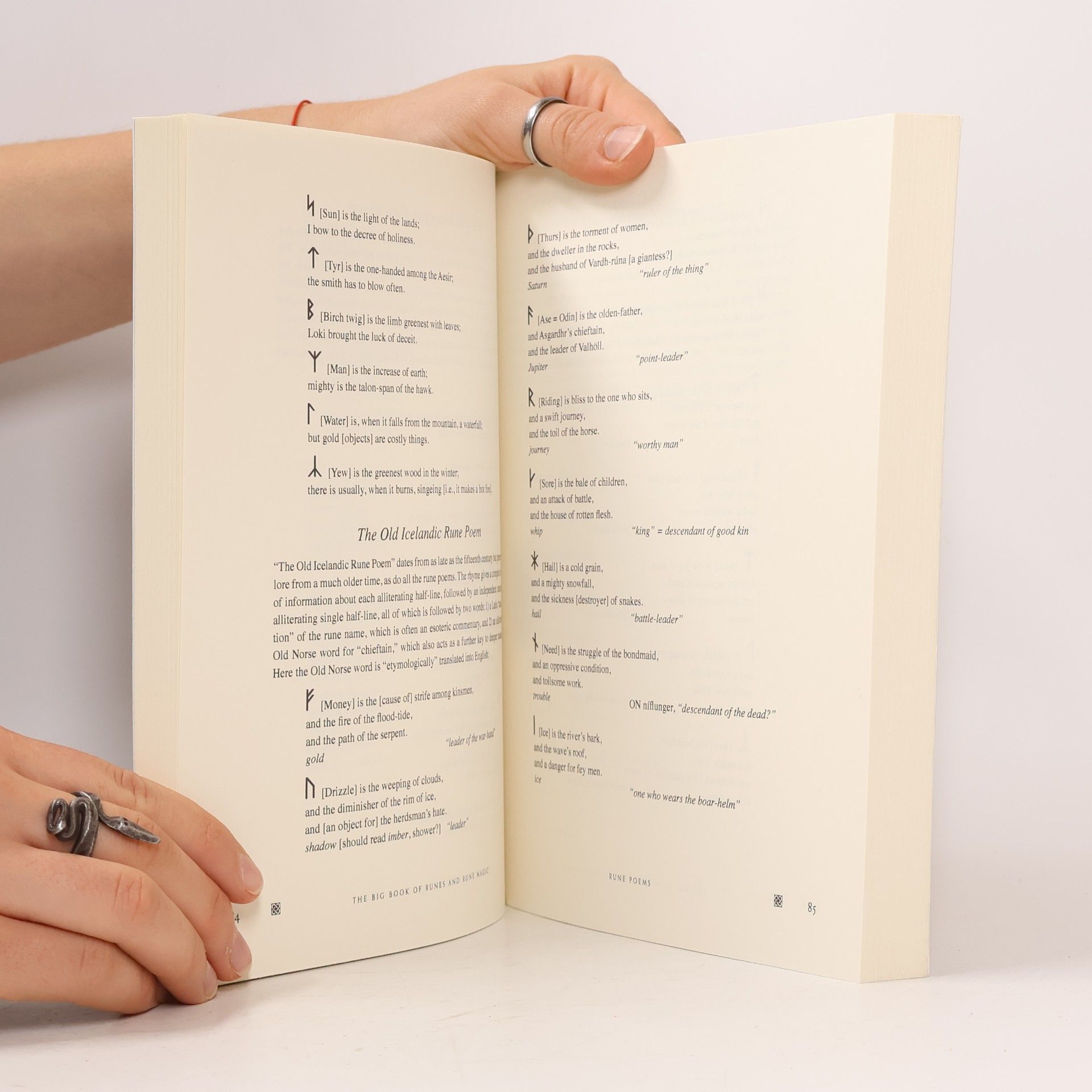 Stephen Edred Flowers The Big Book of Runes and Rune Magic