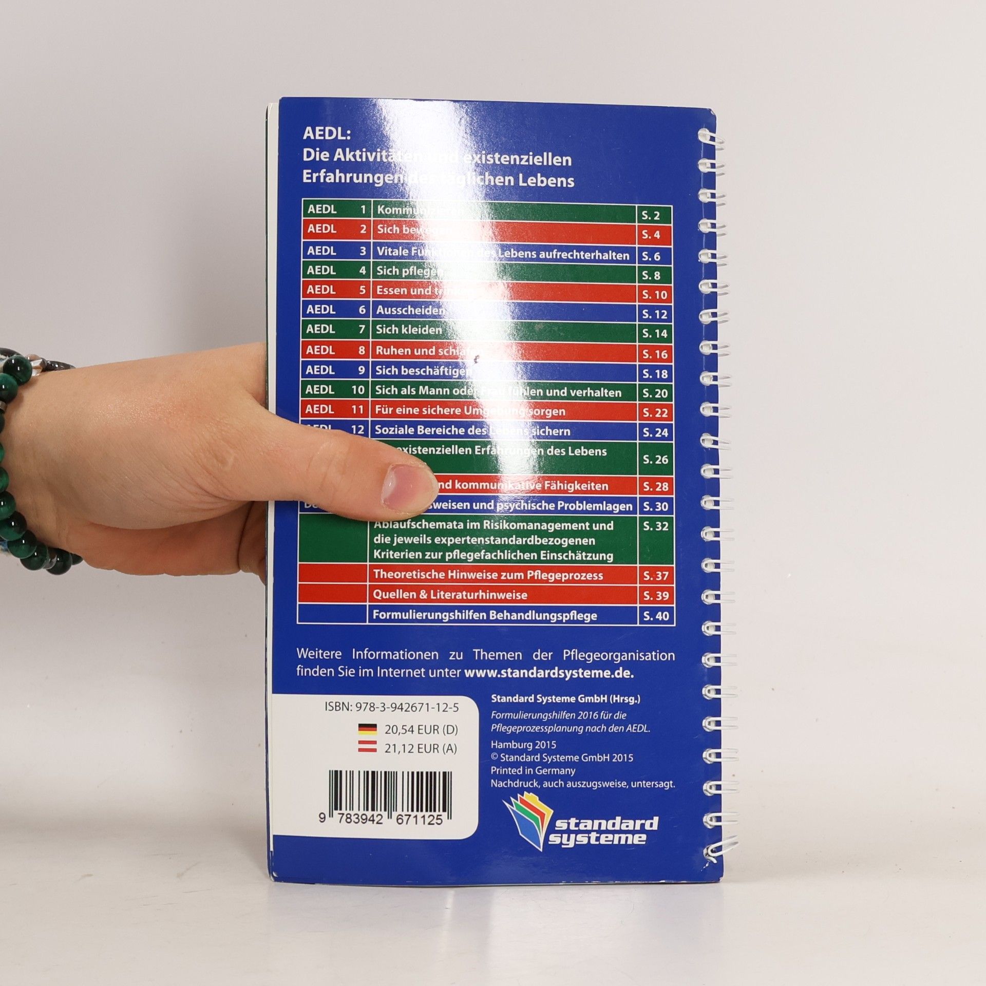 Formulierungshilfen 2016 mit Evaluationskalender für die Pflegeprozessplanung nach den AEDL: Inklusive: AEDL-bezogene Hilfsmittellisten sowie ... zur pflegefachlichen Risikoeinschätzung