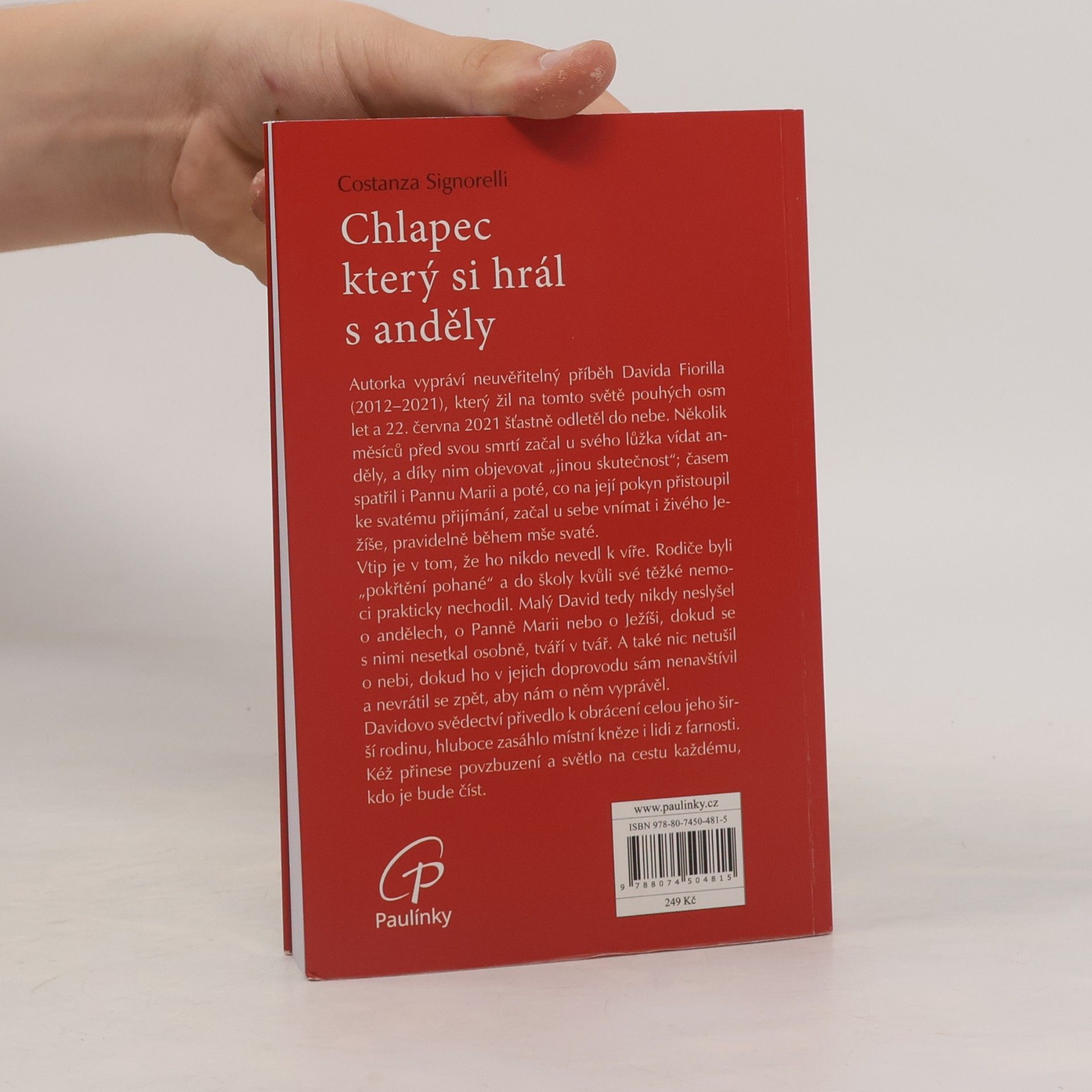 Costanza Signorelli Chlapec, který si hrál s anděly