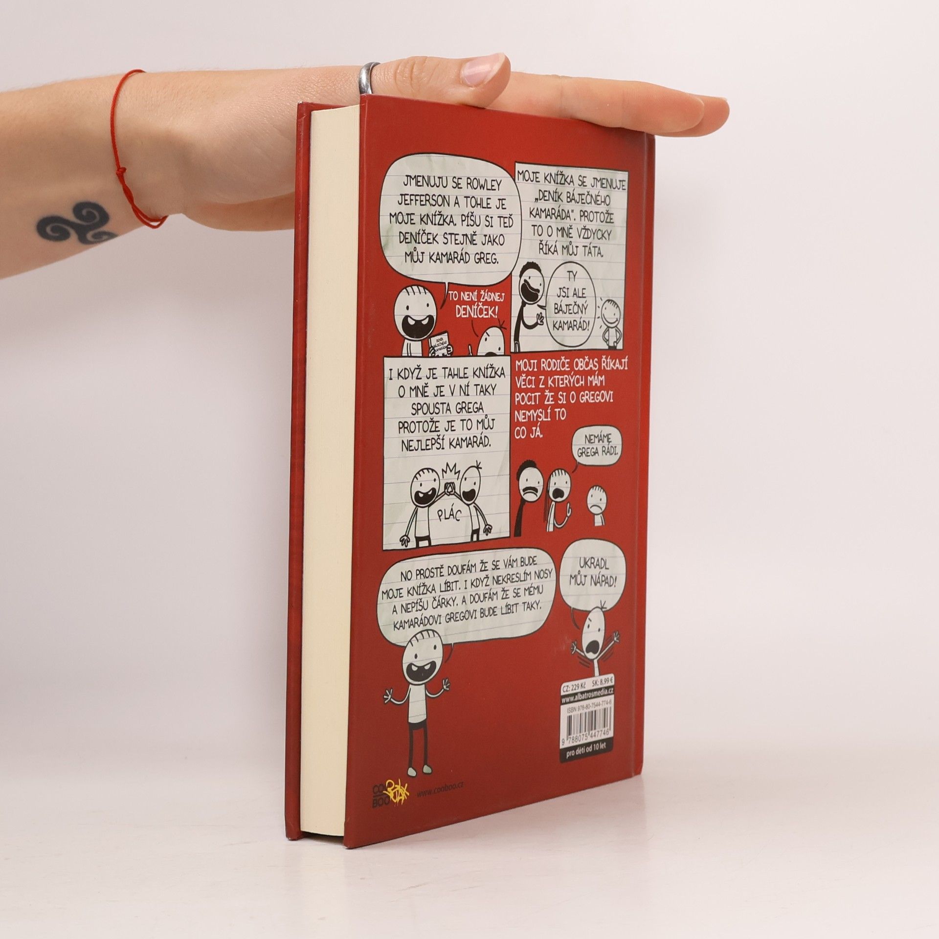 Jeff Kinney Deník báječného kamaráda. Píše Rowley Jefferson