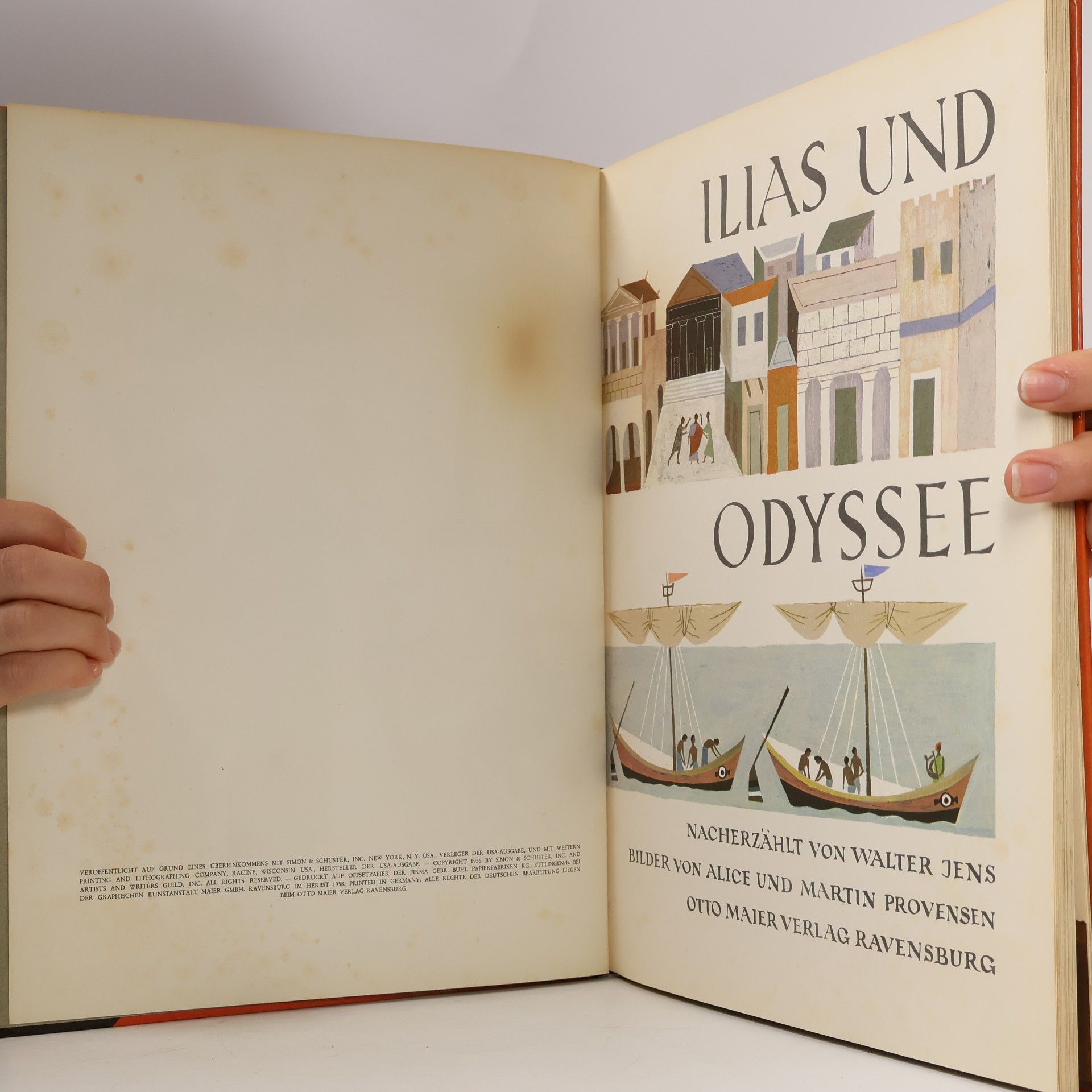 Walter Jens Ilias und Odyssee