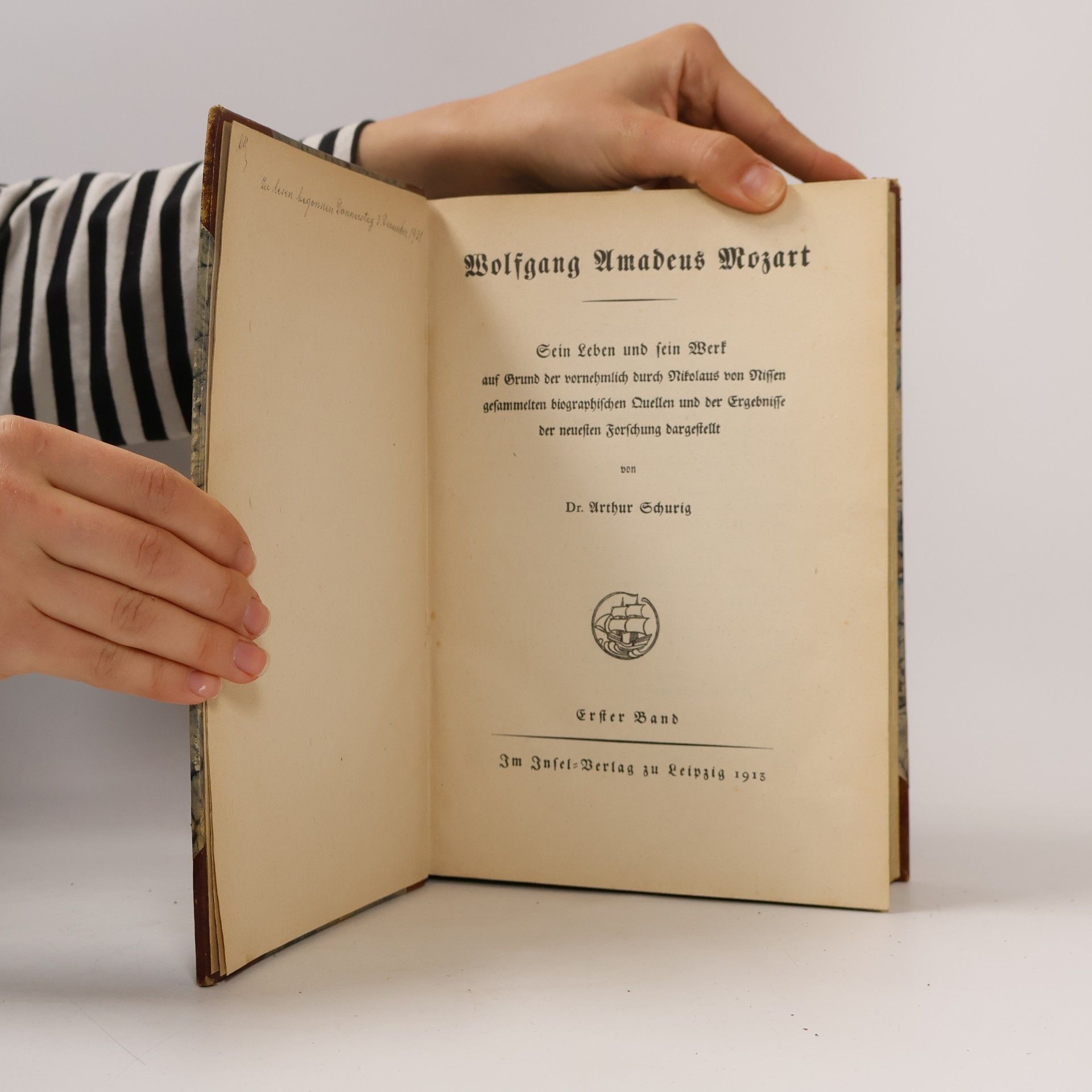 Dr. Arthur Schurig Wolfgang Amadeus Mozart