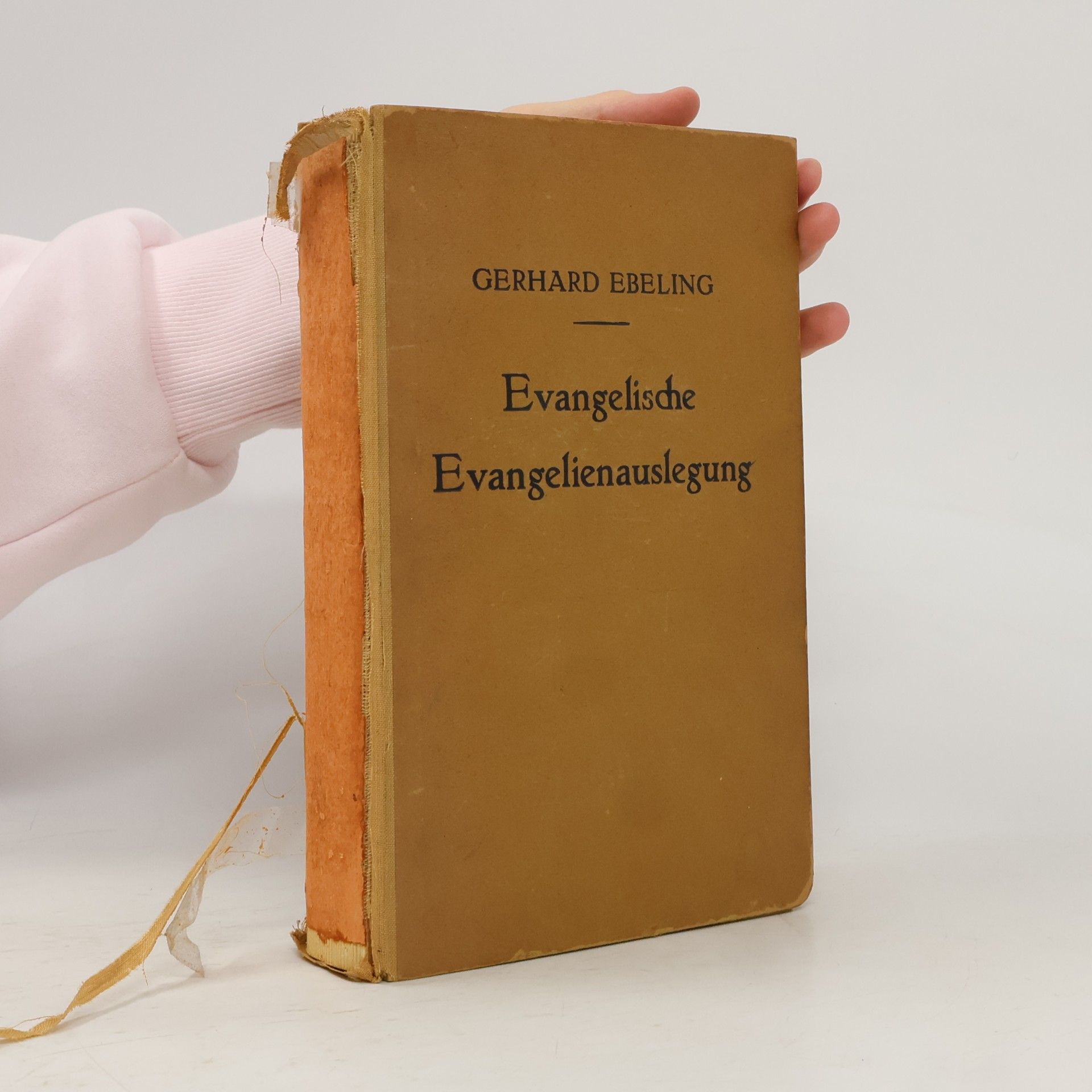 Gerhard Ebeling Evangelische Evangelienauslegung