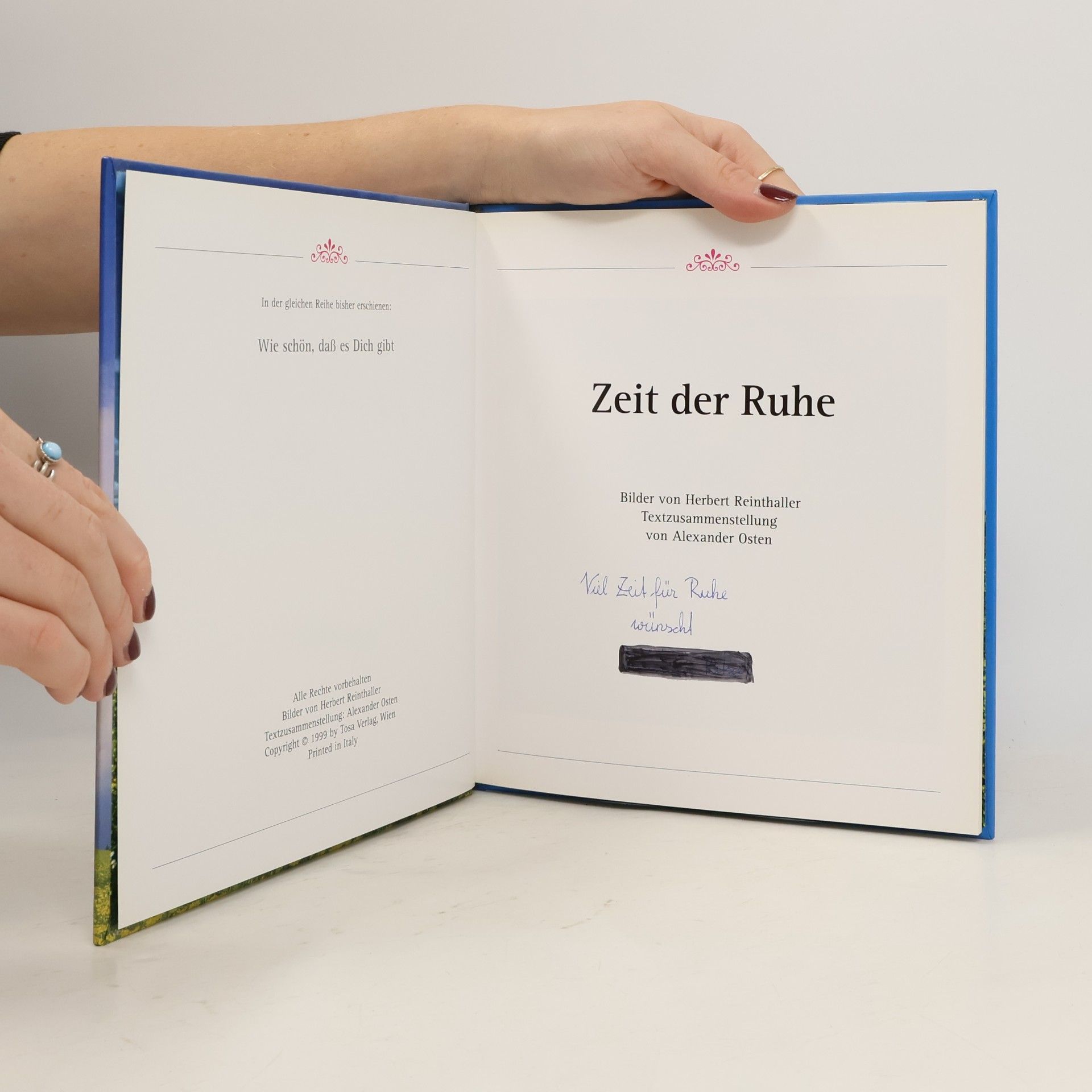 Herbert Reinthaller Zeit der Ruhe