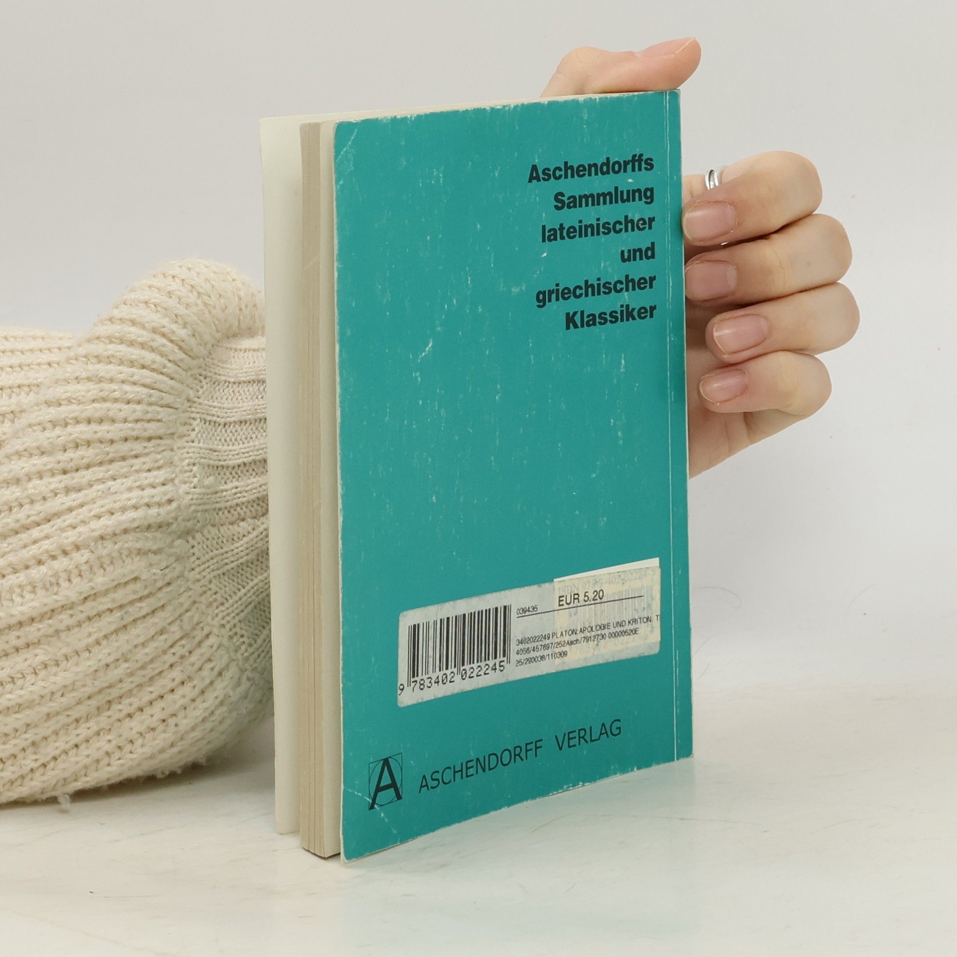 Platón Apologie und Kriton nebst Abschnitten aus Phaidon