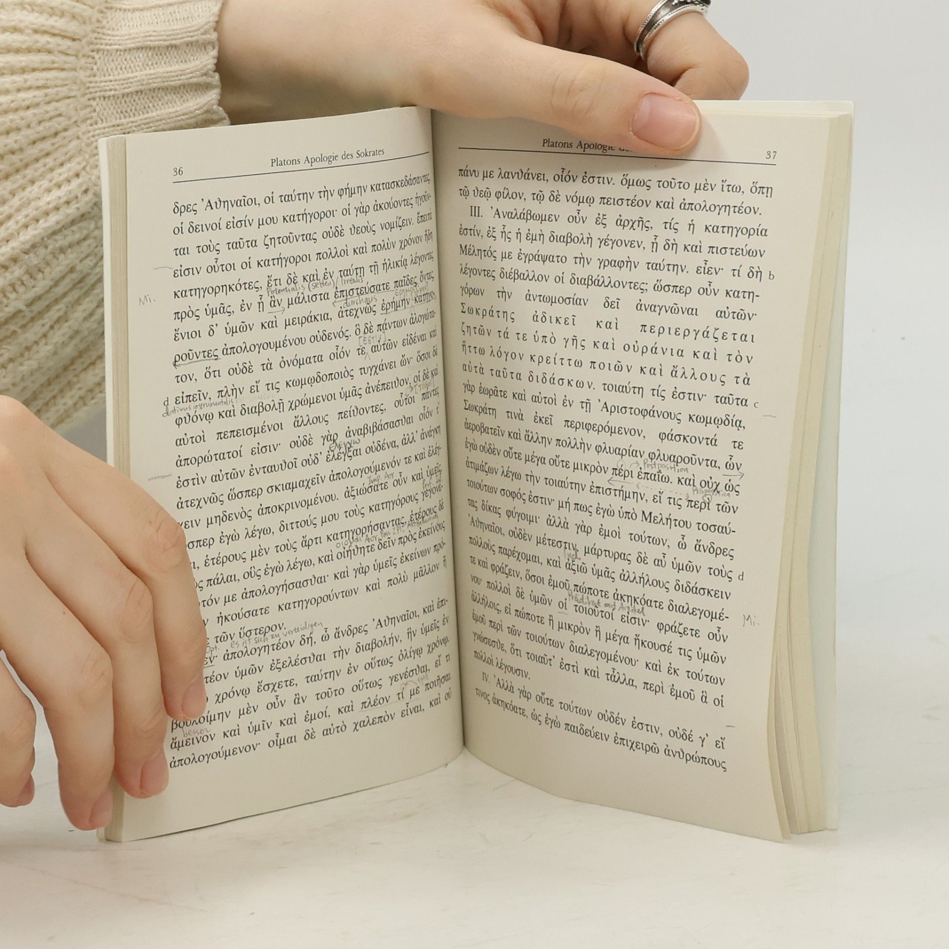 Platón Apologie und Kriton nebst Abschnitten aus Phaidon