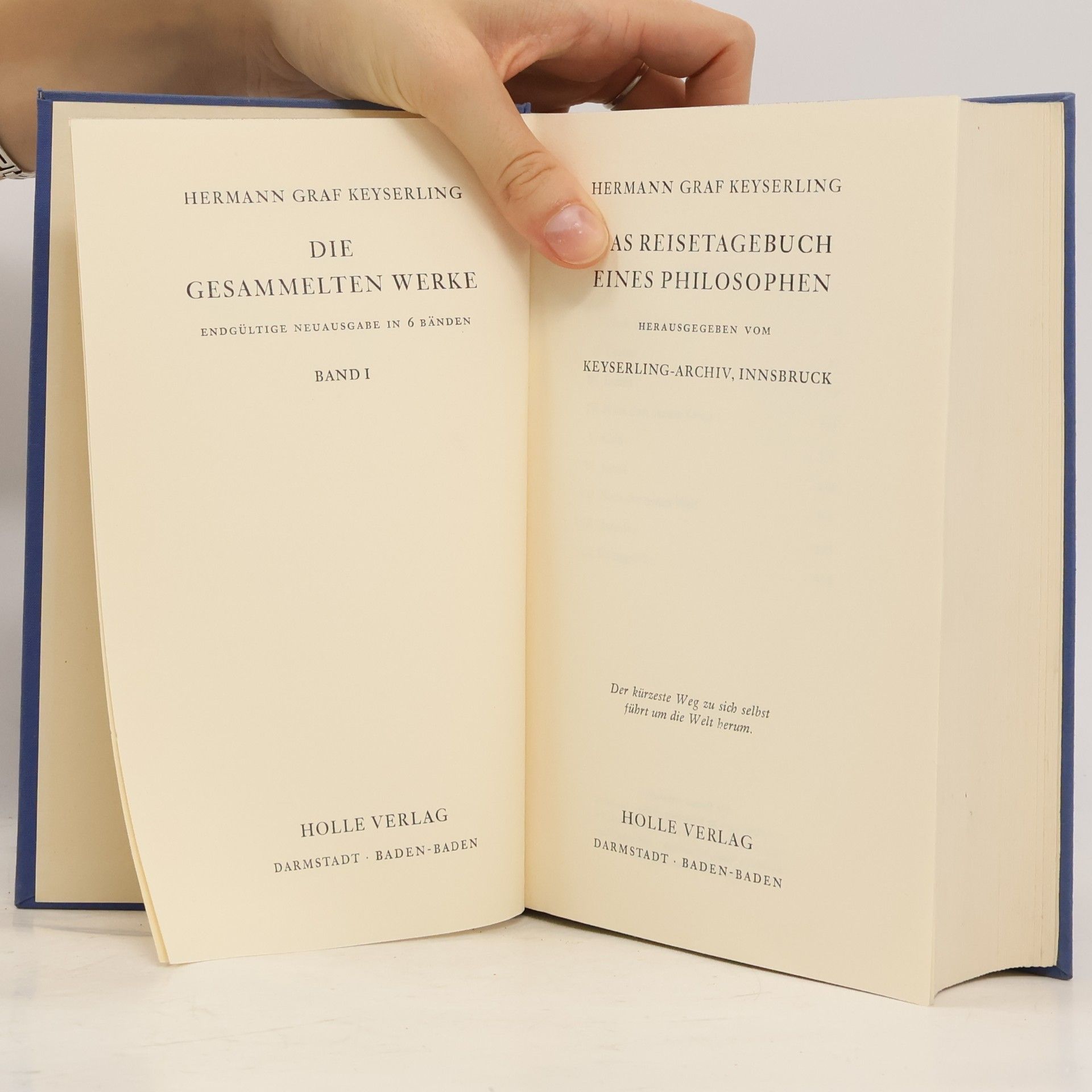 Hermann Graf Keyserling Das Reisetagebuch eines Philosophen