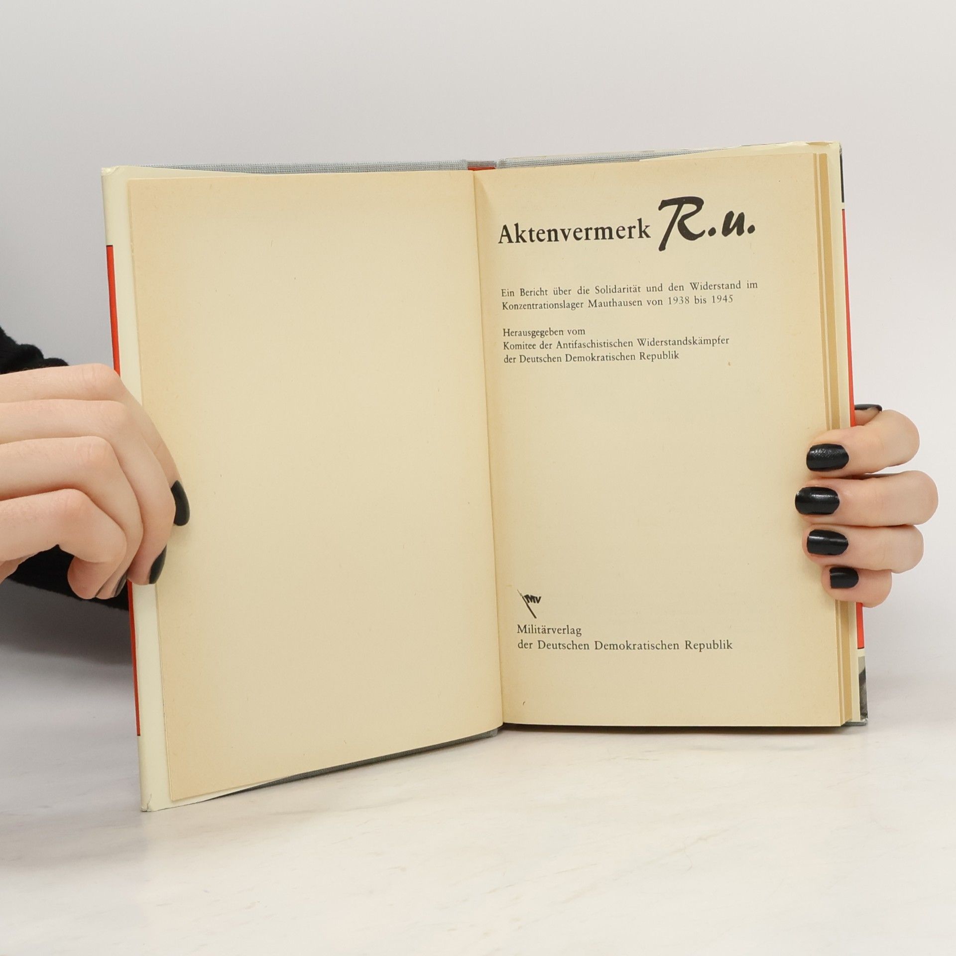 Autorenkollektiv Aktenvermerk R.u