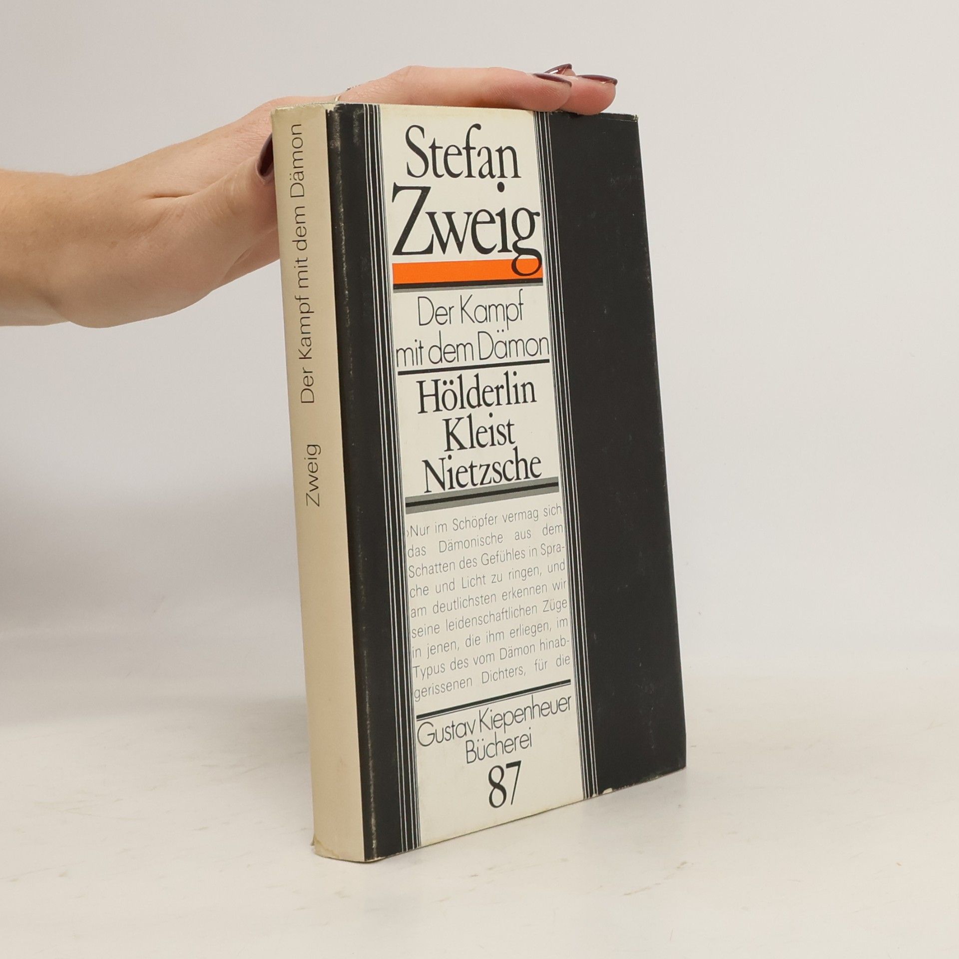 Stefan Zweig Der Kampf mit dem Dämon
