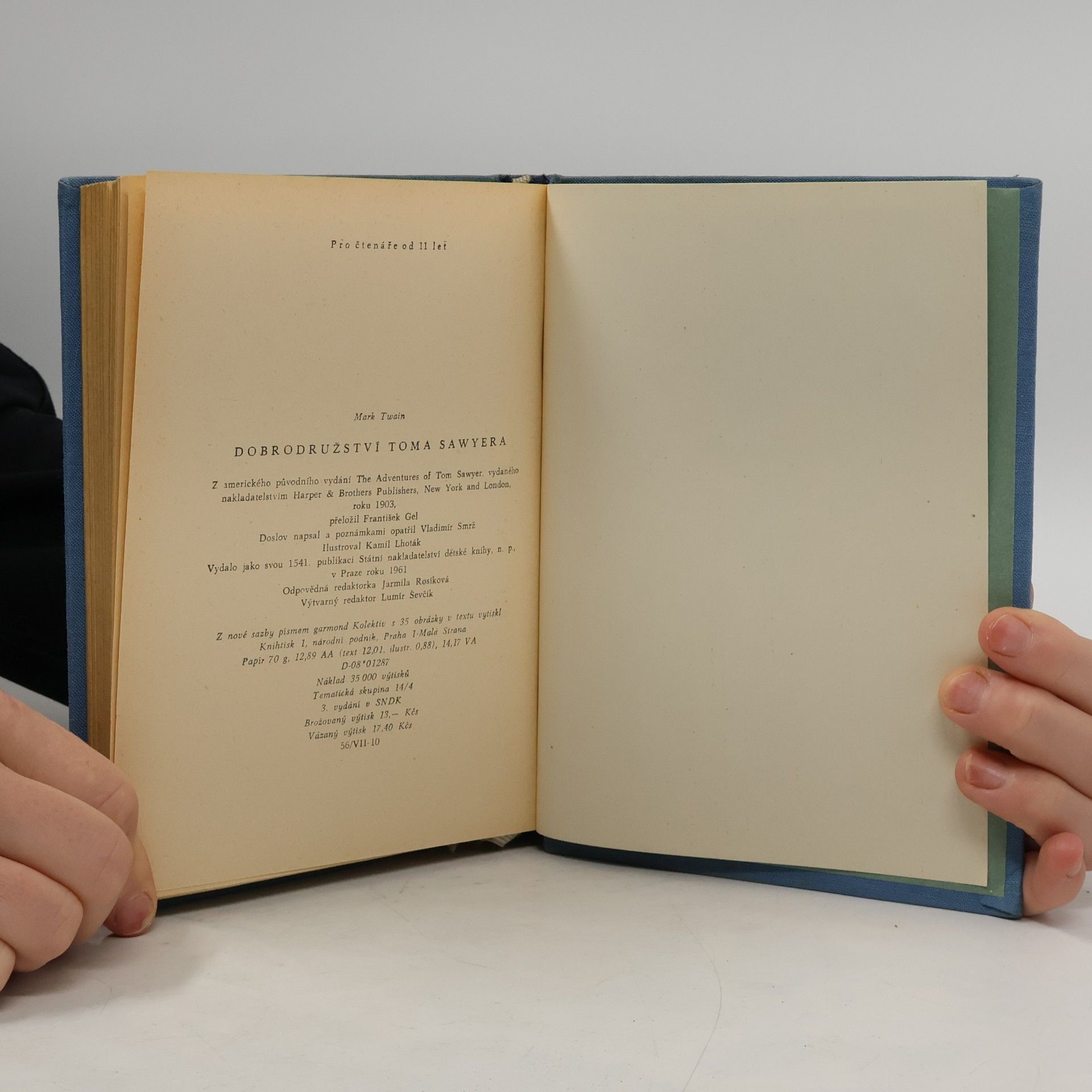 Mark Twain Dobrodružství Toma Sawyera