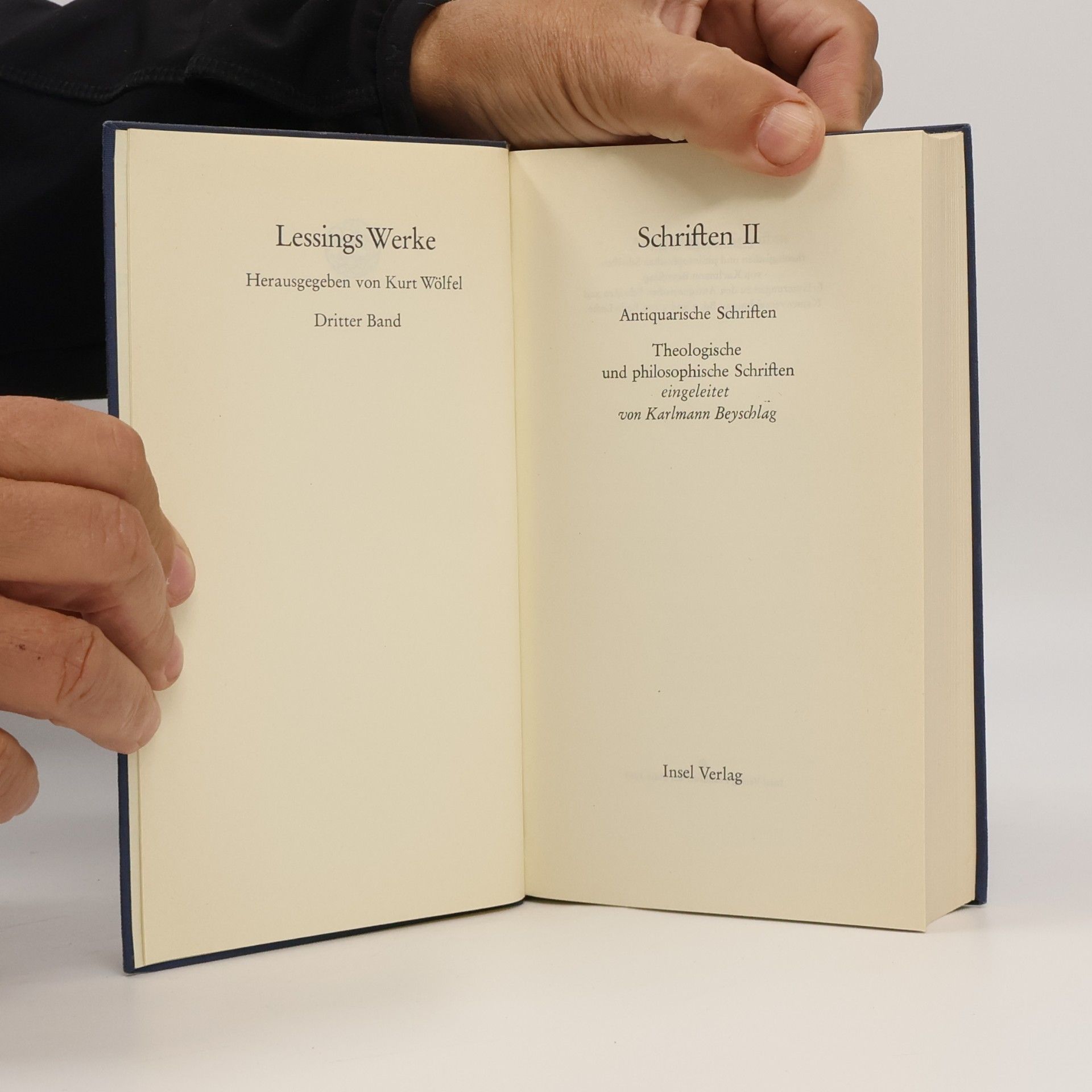 Lessing Schriften 2
