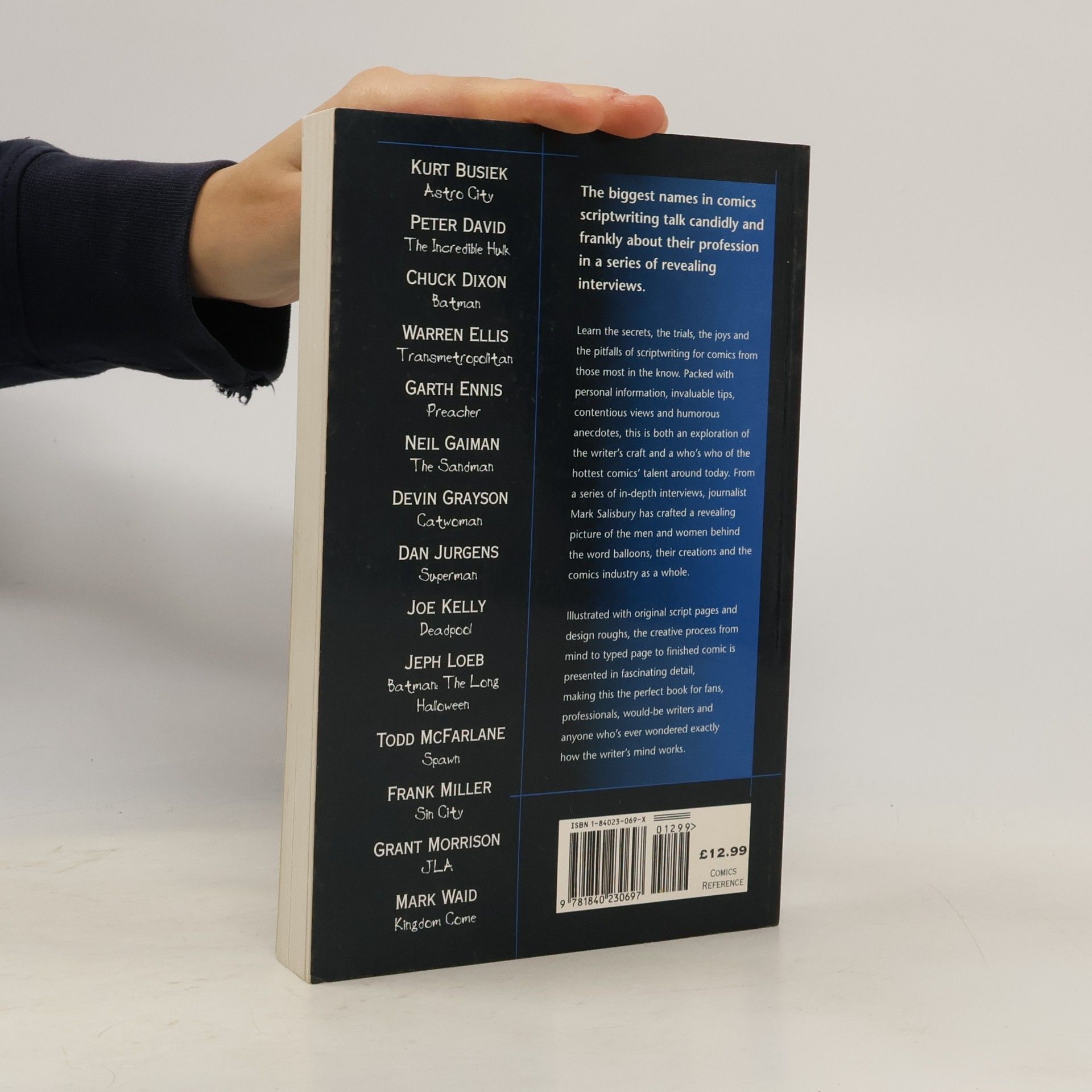 Mark Salisbury Writers on Comics Scriptwriting, Vol. 1