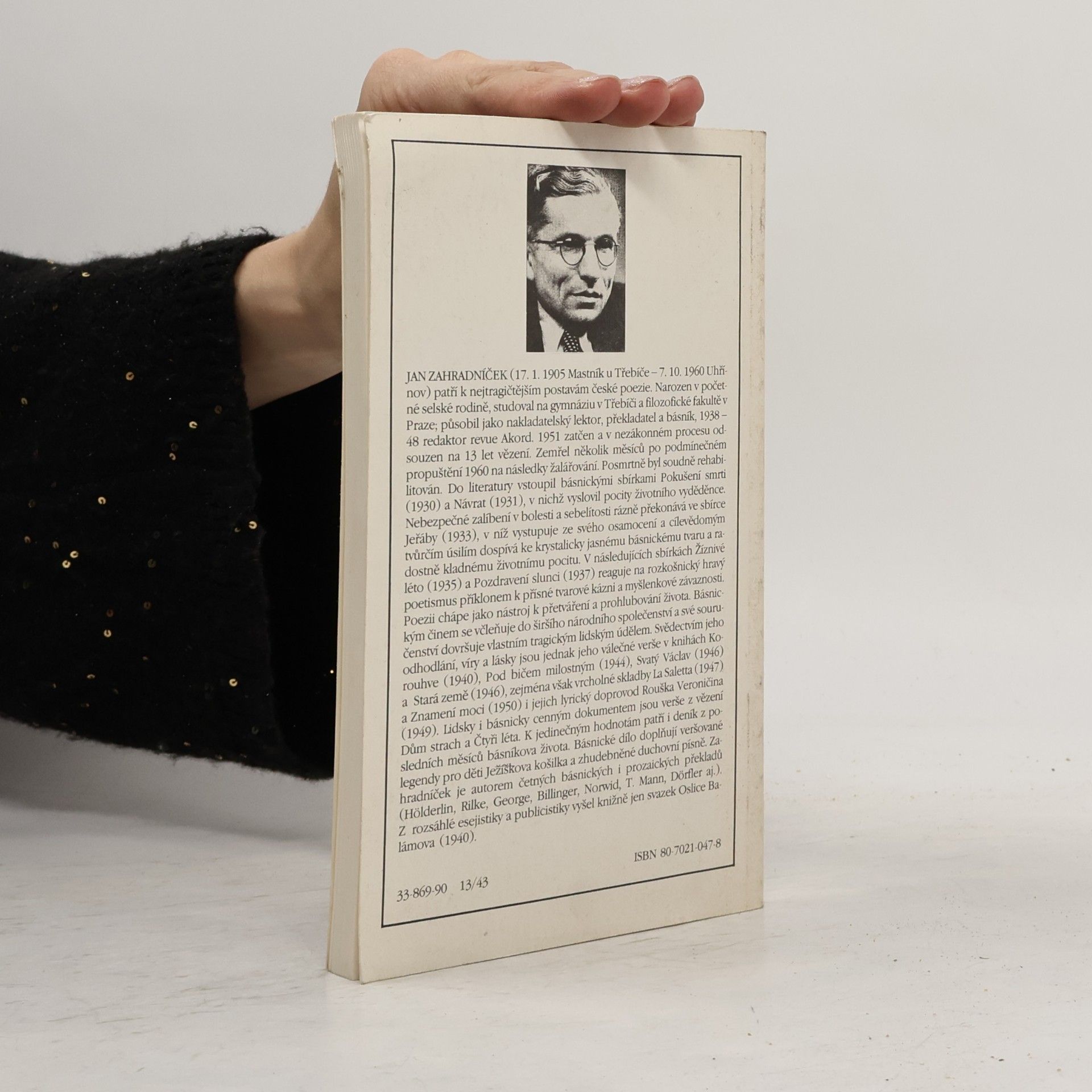 Jan Zahradníček Rouška Veroničina, La Saletta, Znamení moci