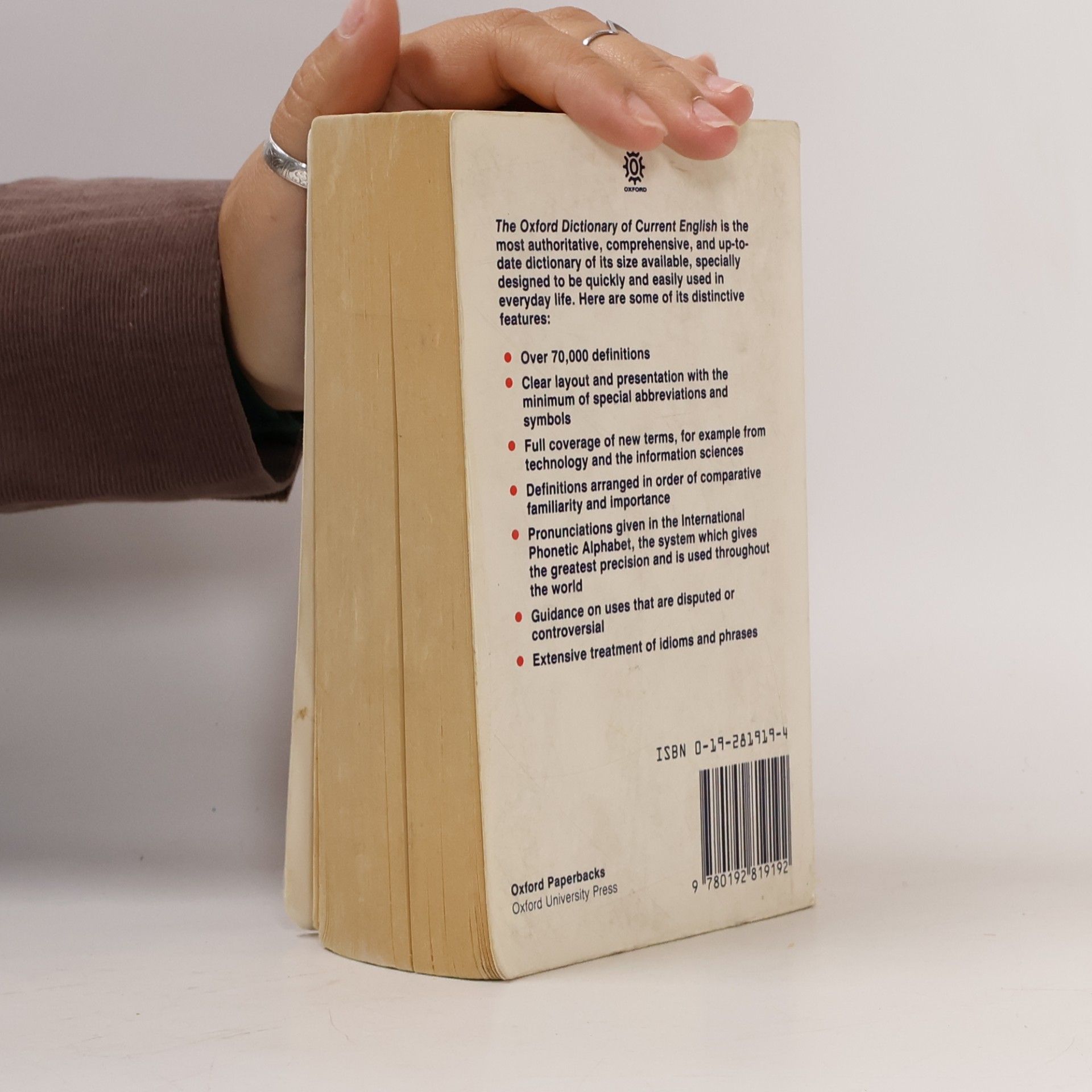 R. E. Allen The Oxford dictionary of current English