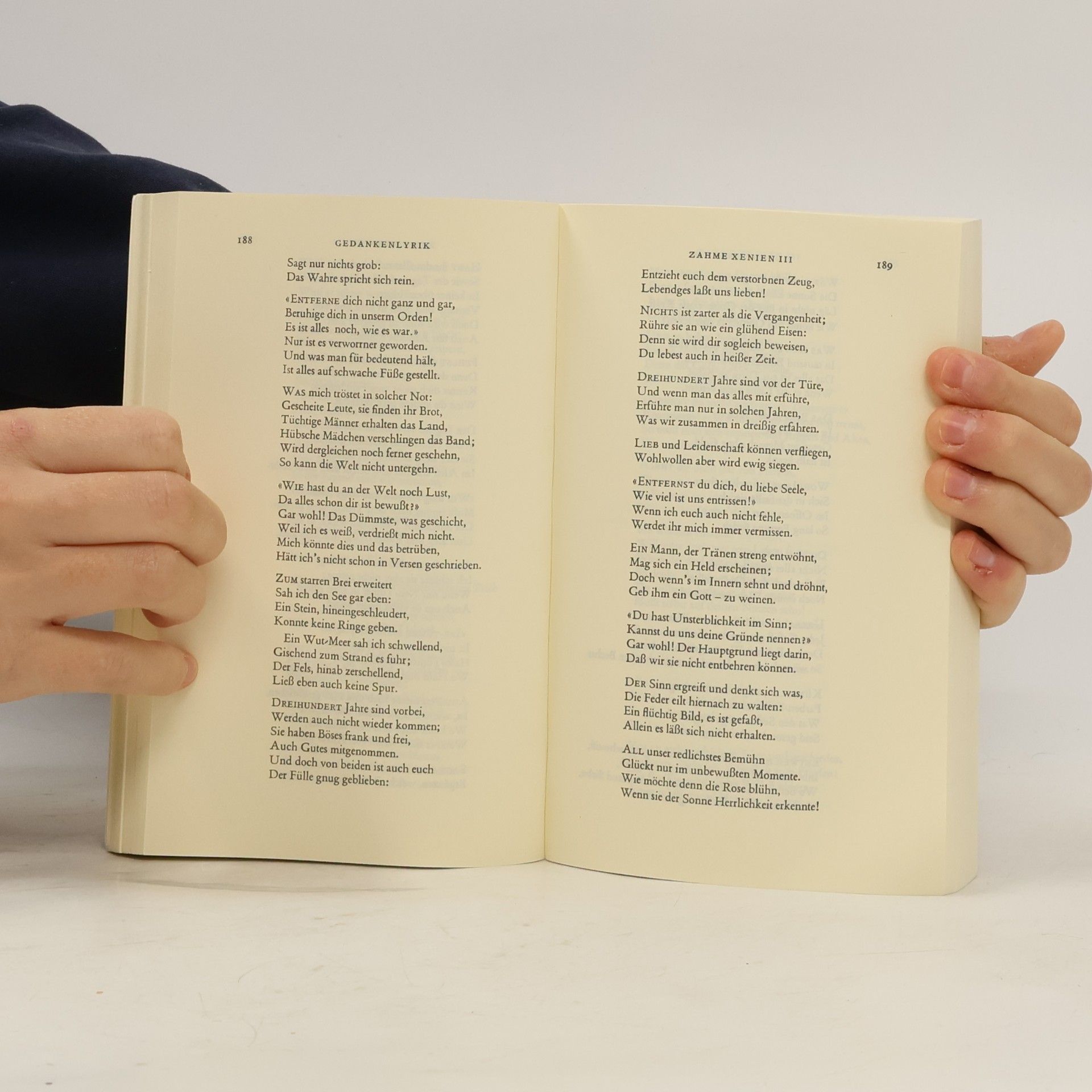 Johann Wolfgang von Goethe Gedichte. Tl.2. Gedankenlyrik; Westöstlicher Diwan