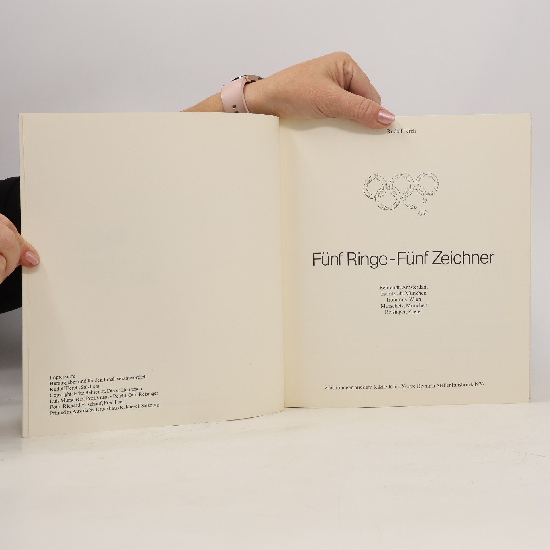 Rudolf Ferch Fünf Ringe - Fünf Zeichner