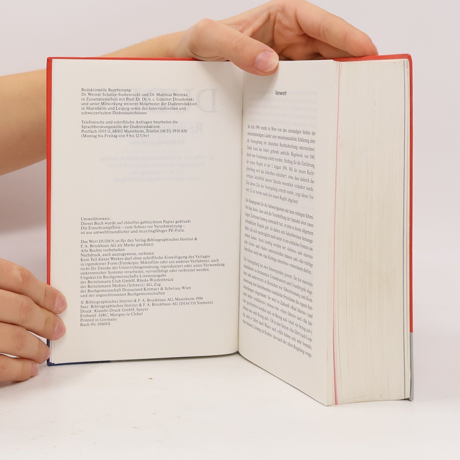 Various authors Die deutsche Rechtschreibung