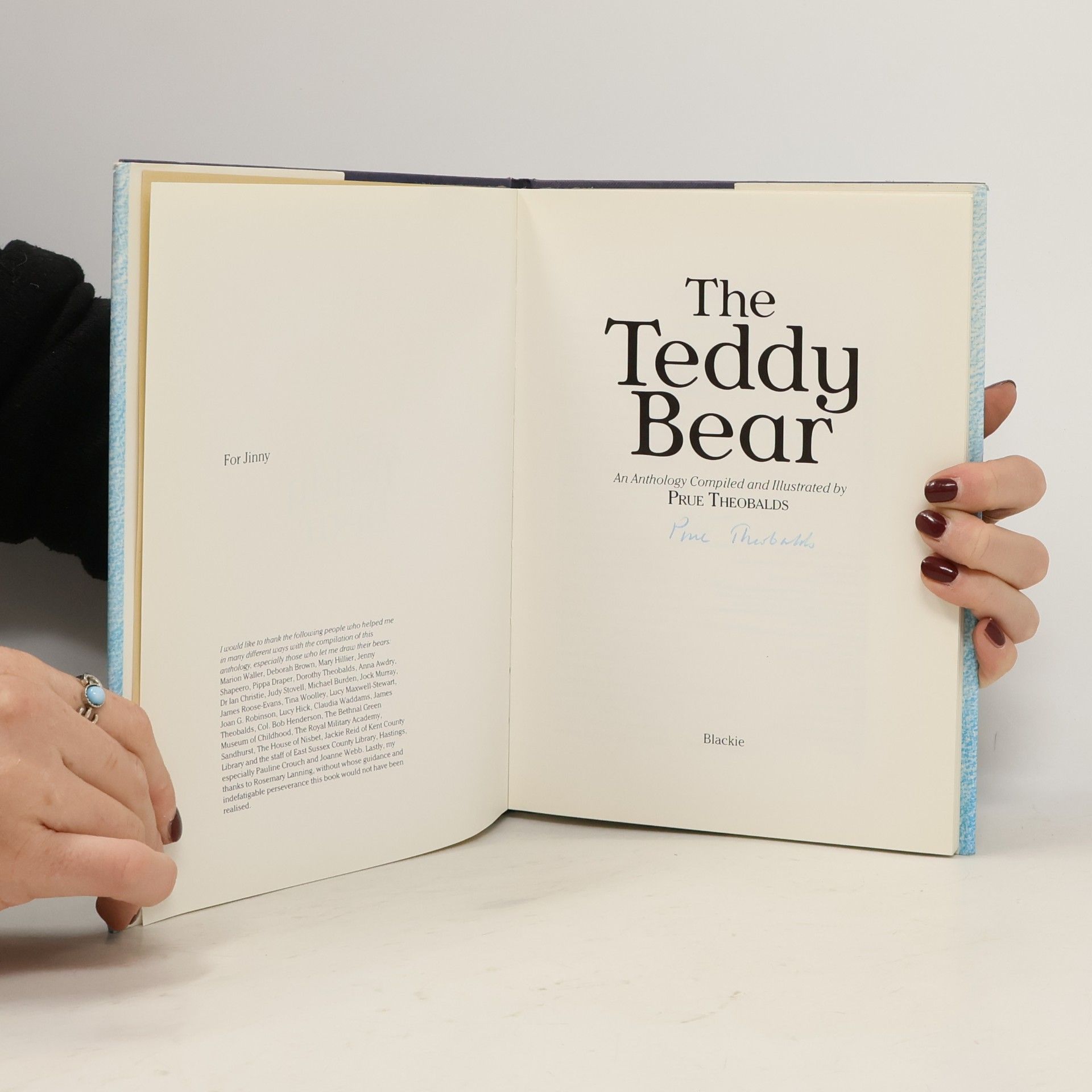 Prue Theobalds The teddy bear