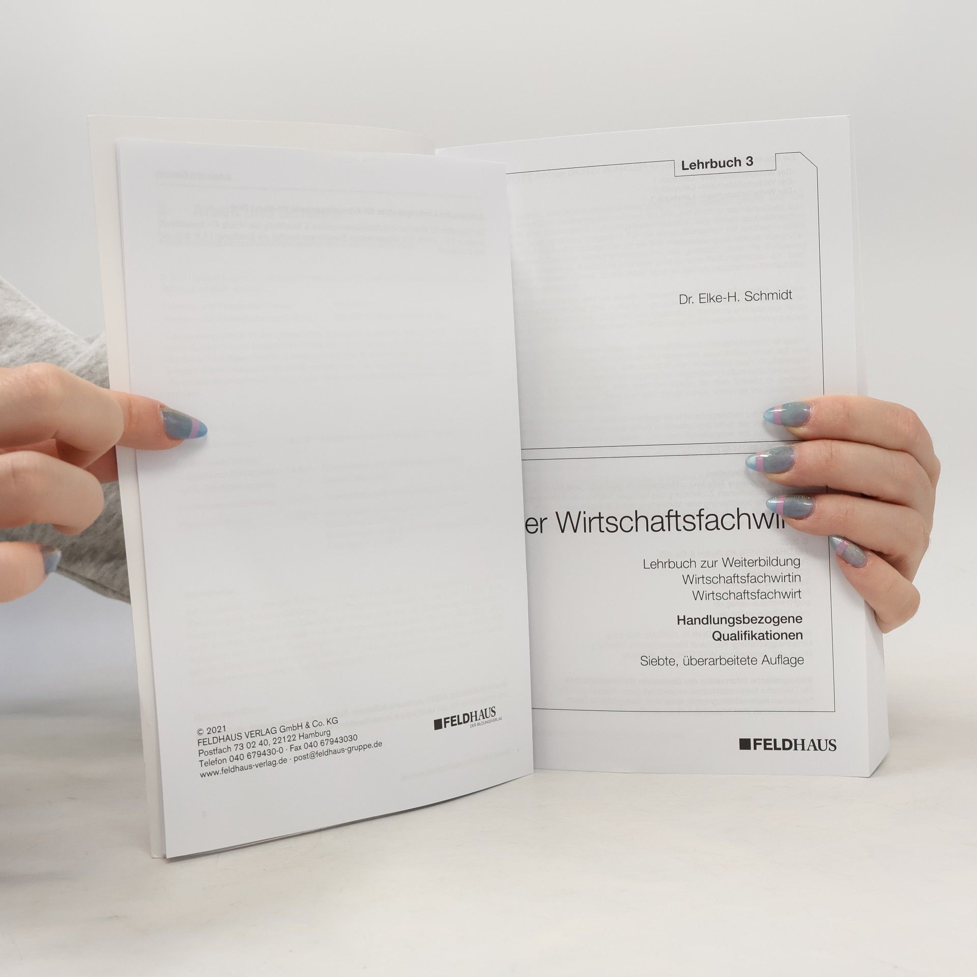 Elke H Schmidt-Wessel Lehrbuch - 3: Der Wirtschaftsfachwirt