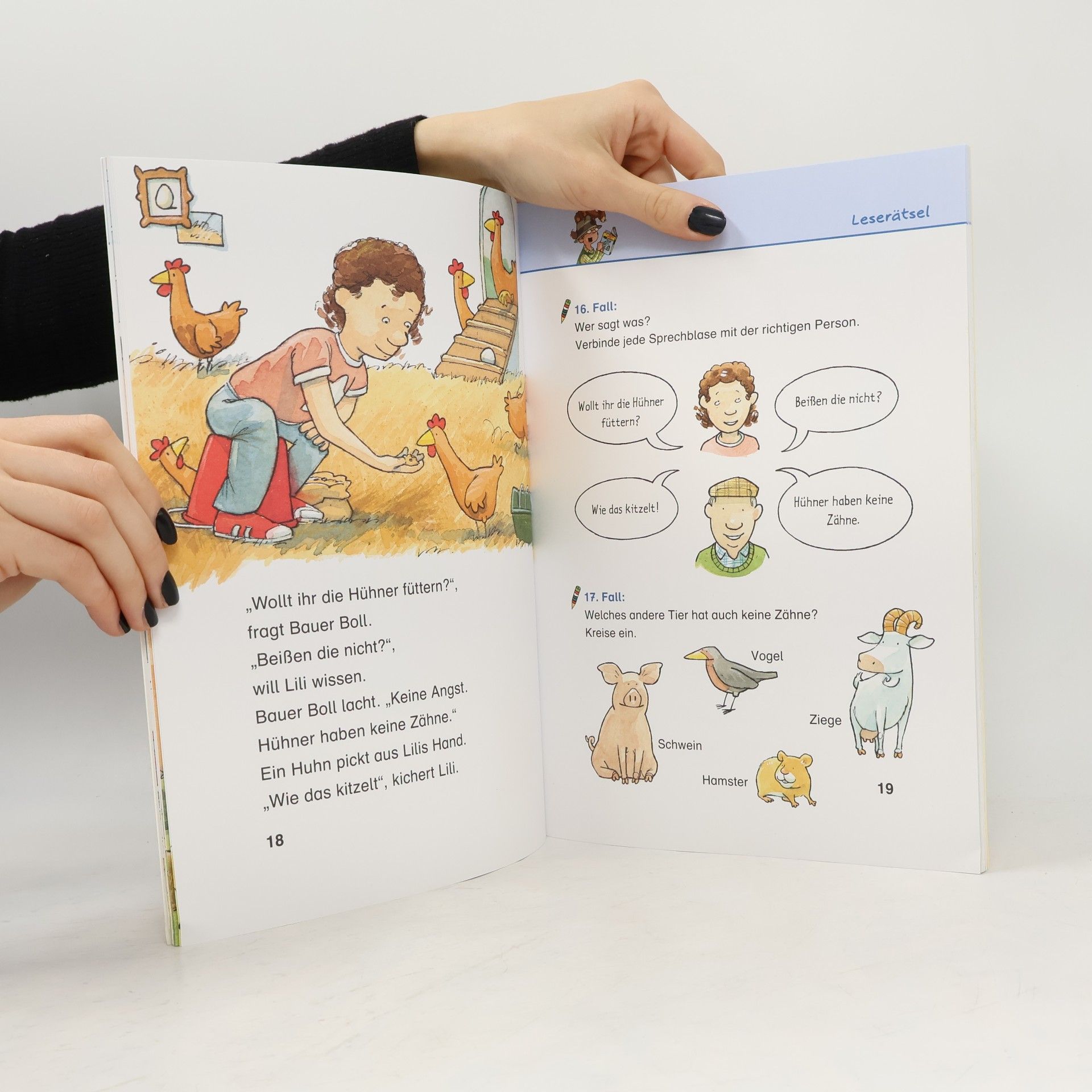 Alexander Steffensmeier Lesedetektive - 1: Finn und Lili auf dem Bauernhof