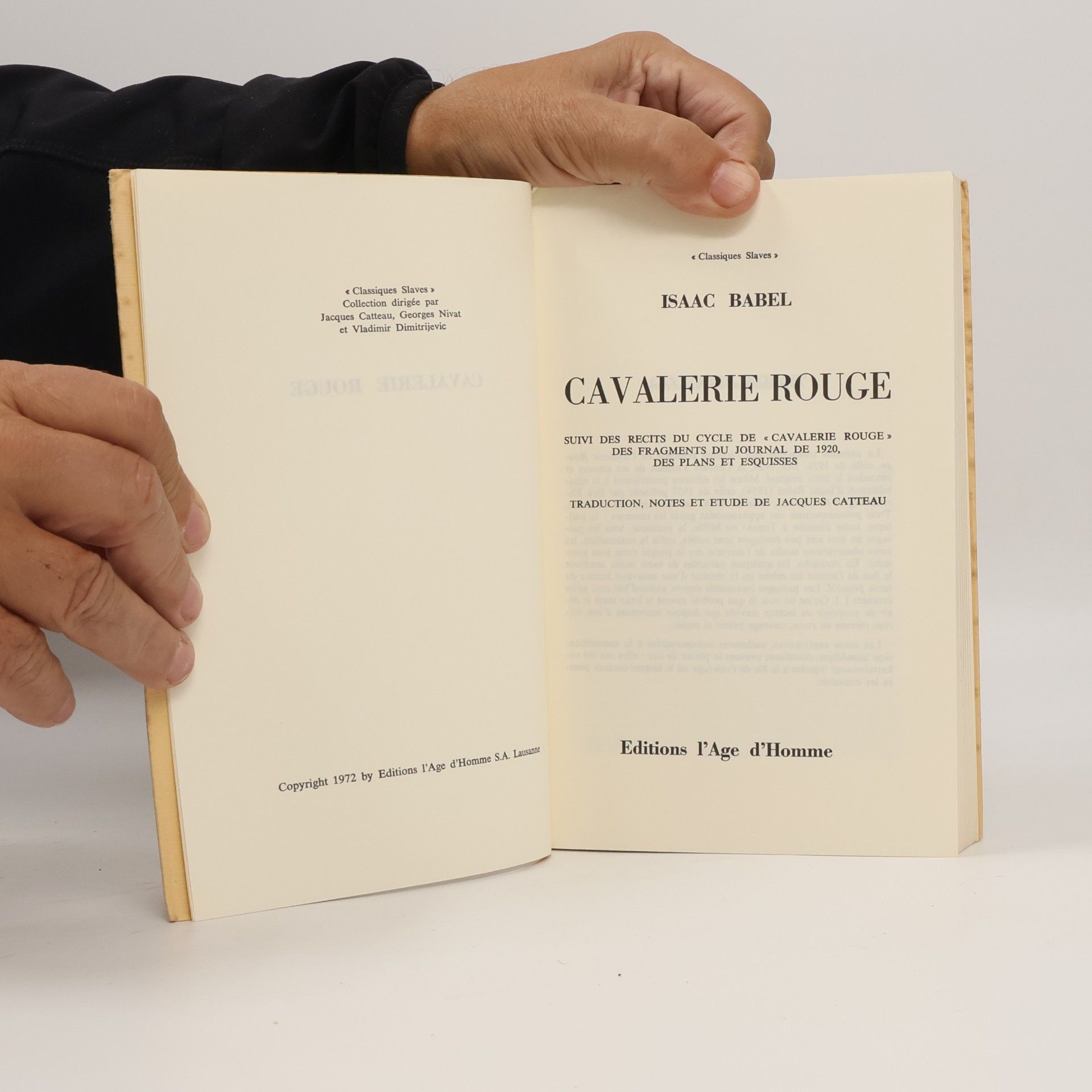 Babel Isaac Cavalerie Rouge