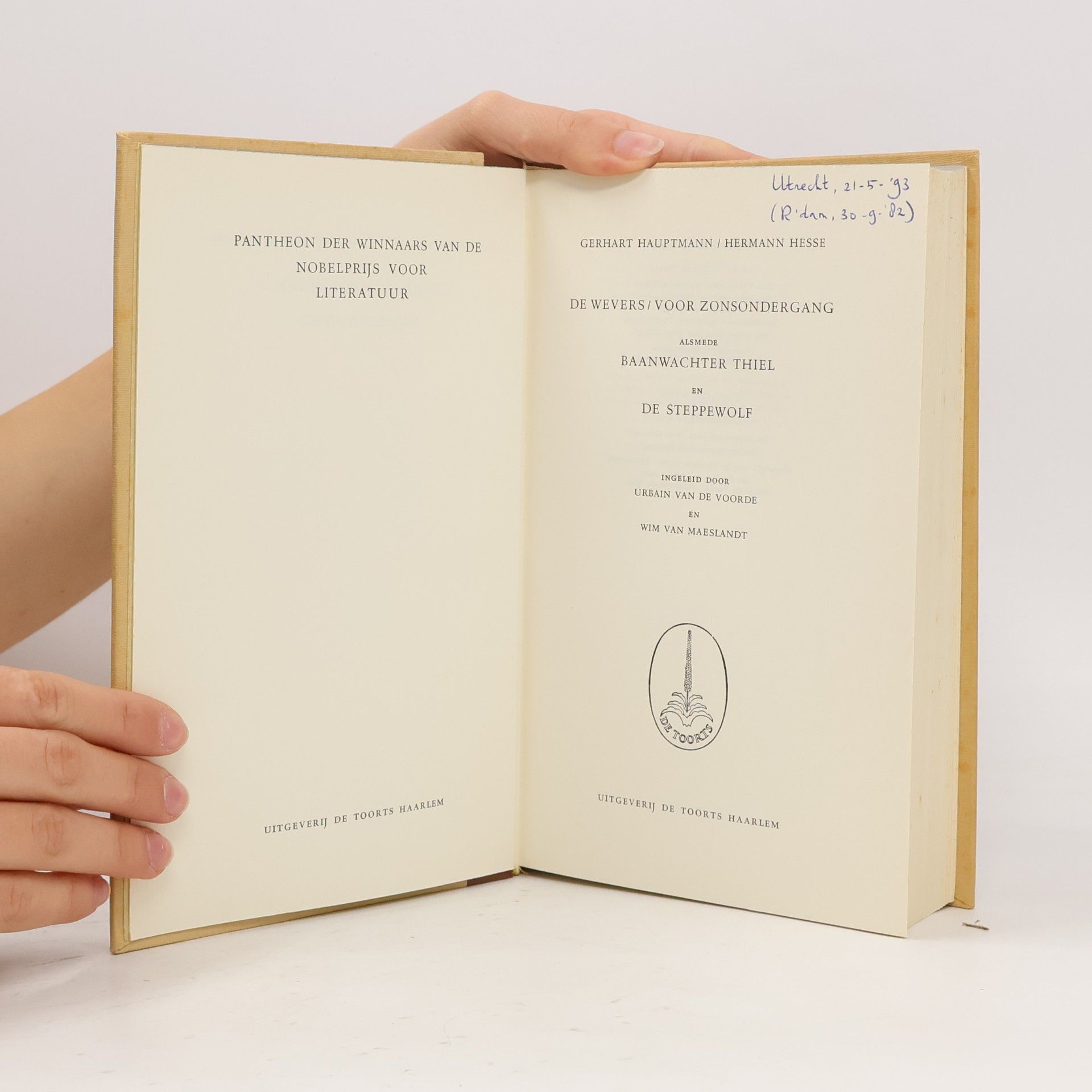 G. Hauptmann G. Hauptmann + H. Hesse