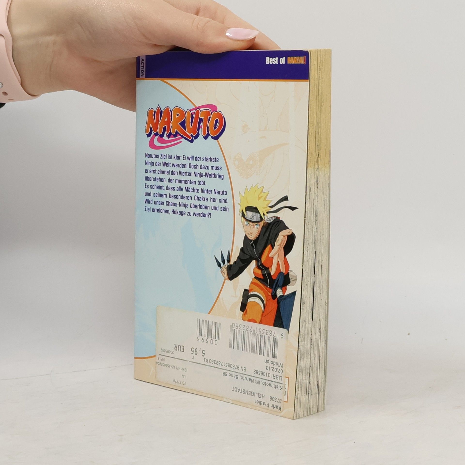 Masashi Kishimoto Naruto 58