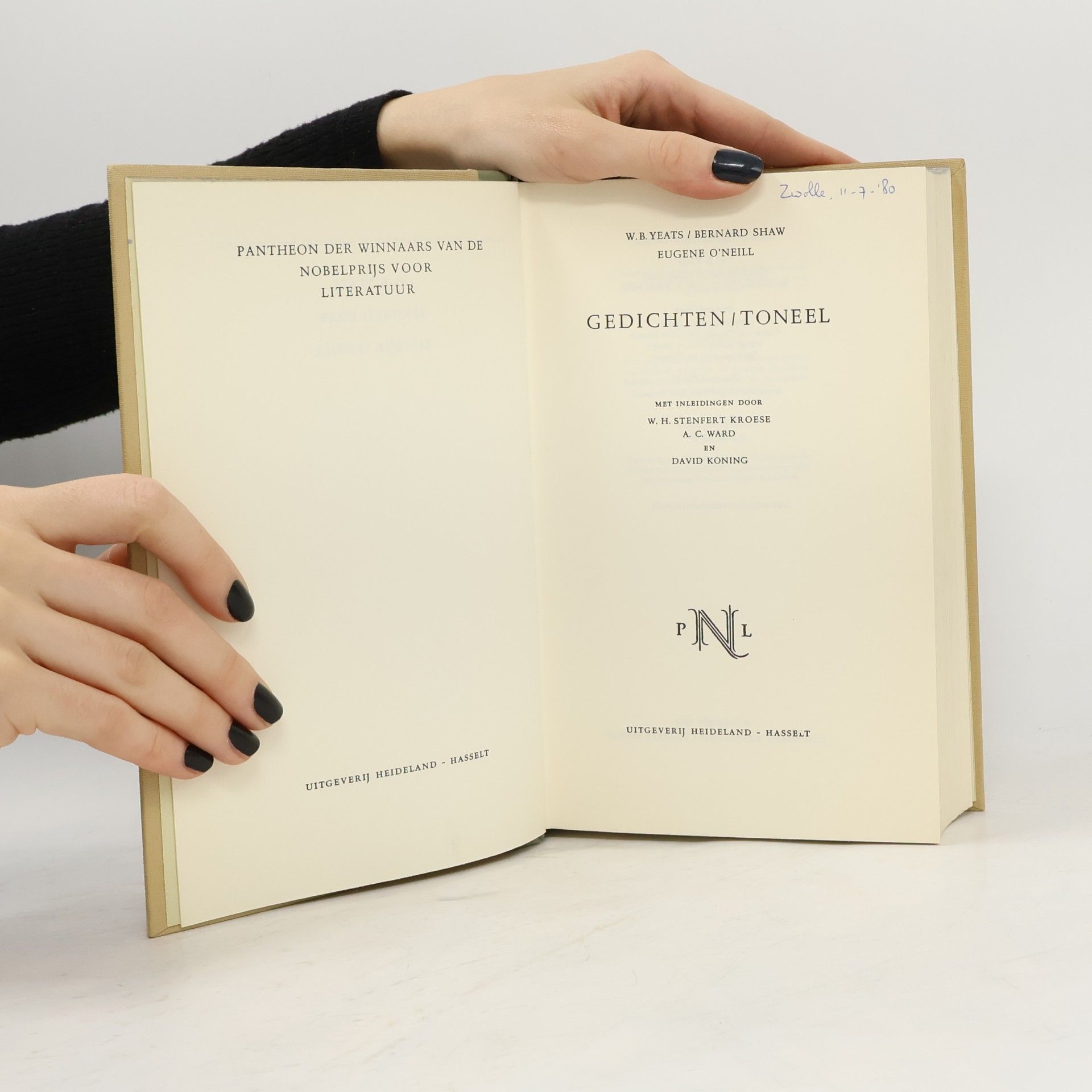 William Butler Yeats Pantheon der Nobelprijswinnaars Literatuur