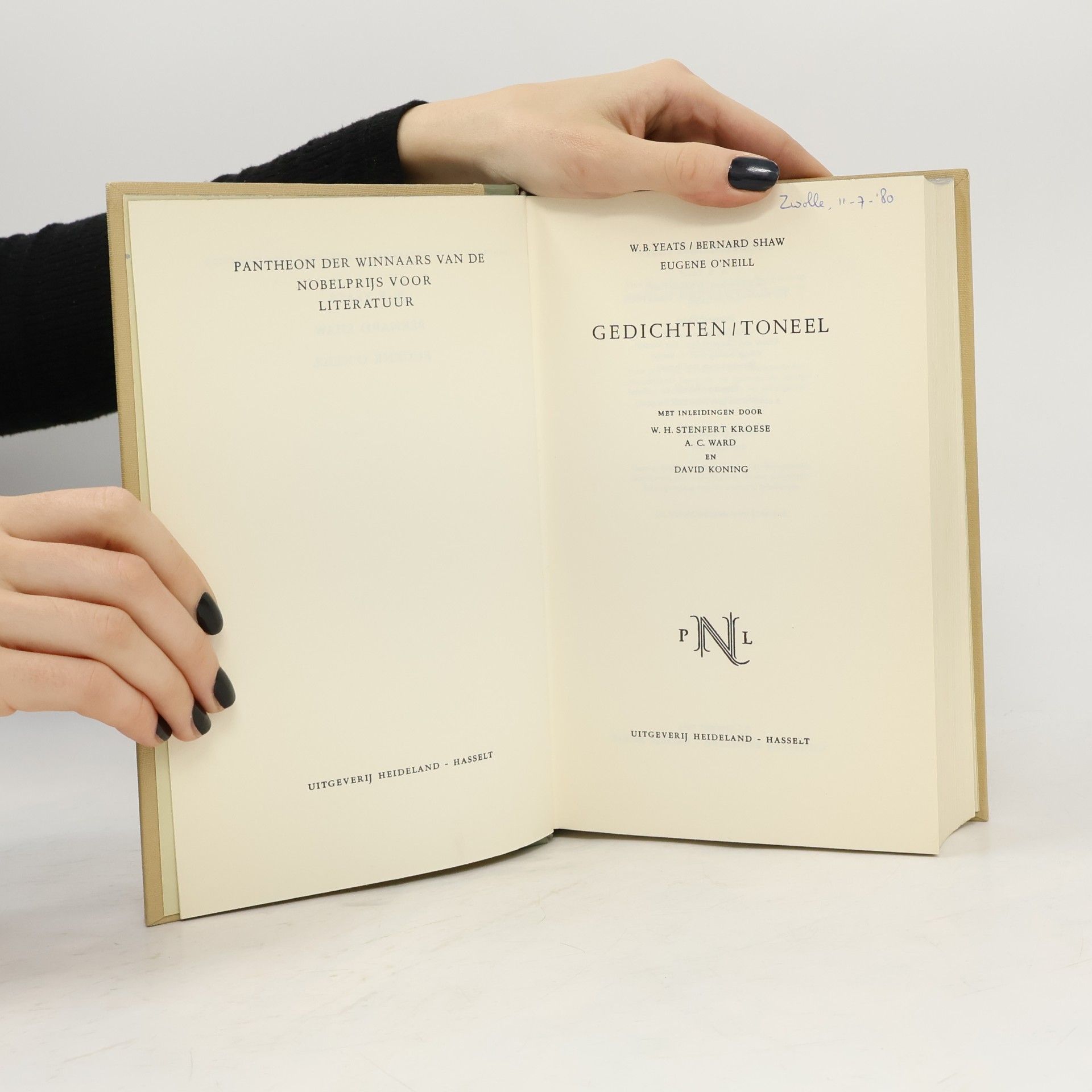 William Butler Yeats Pantheon der Nobelprijswinnaars Literatuur