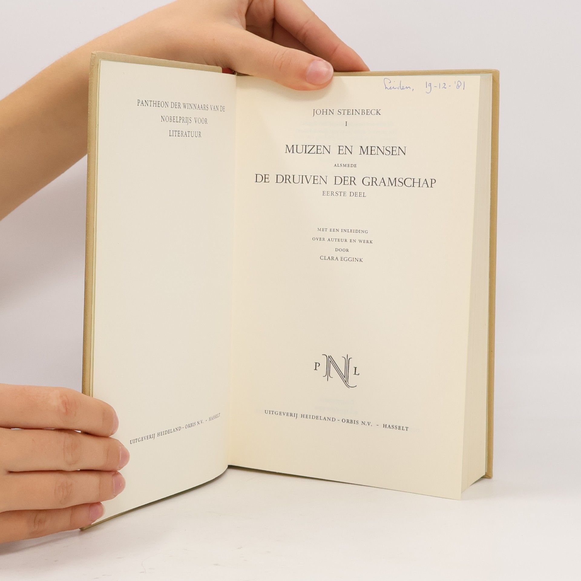 John Steinbeck Muizen en mensen. De druiven der gramschap. Eerste Deel