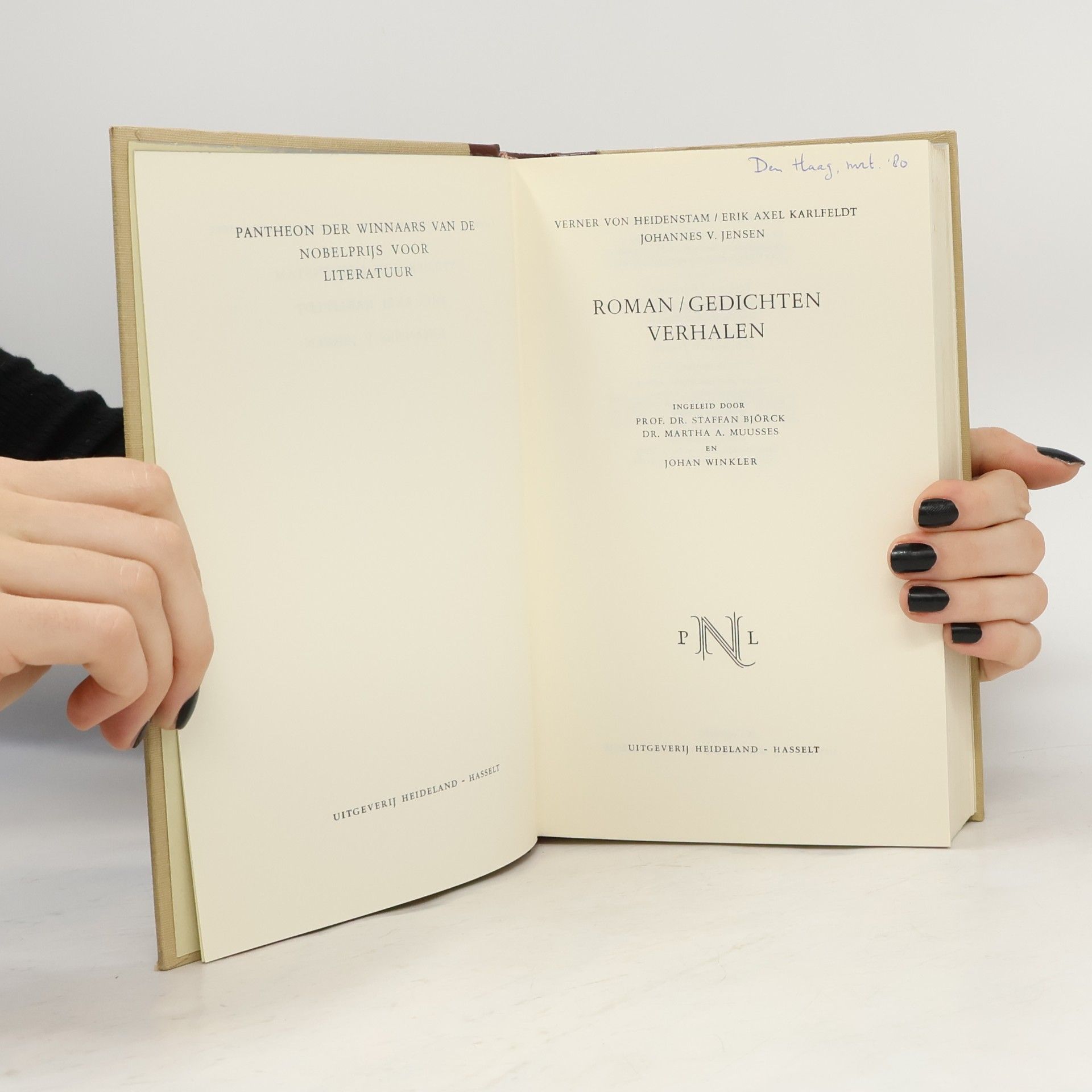 Verner von Heidenstam Pantheon der Nobelprijswinnaars Literatuur
