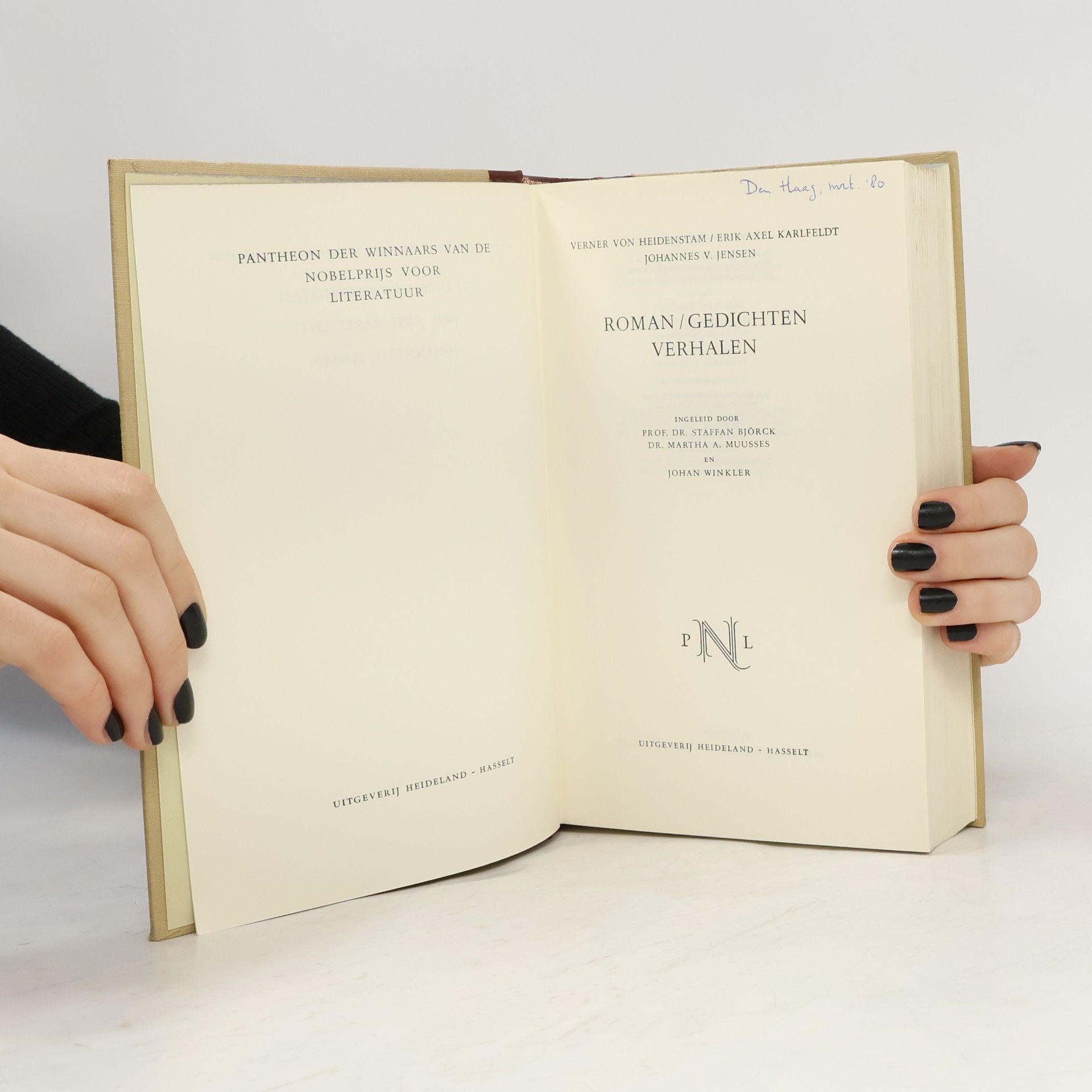 Verner von Heidenstam Pantheon der Nobelprijswinnaars Literatuur