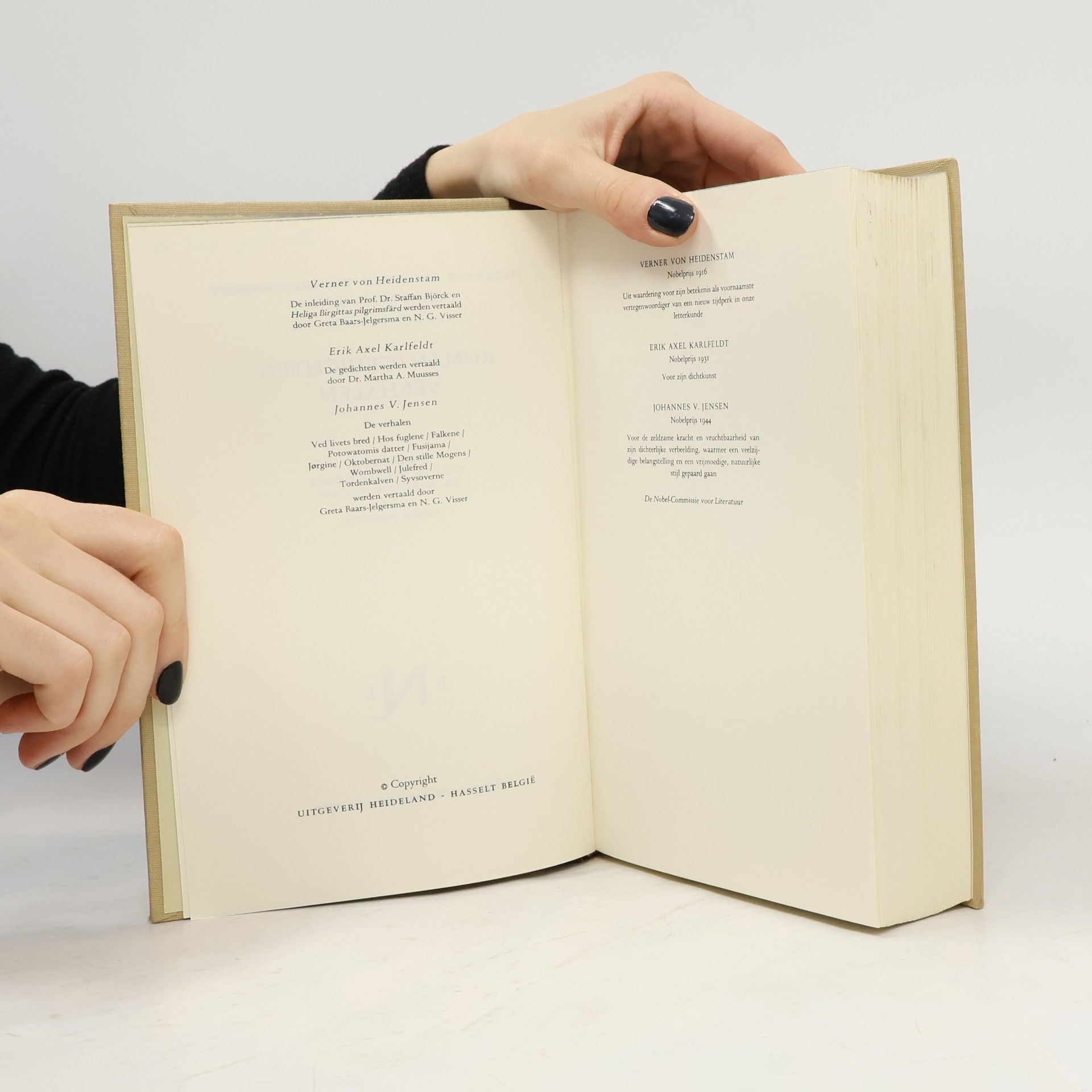Verner von Heidenstam Pantheon der Nobelprijswinnaars Literatuur